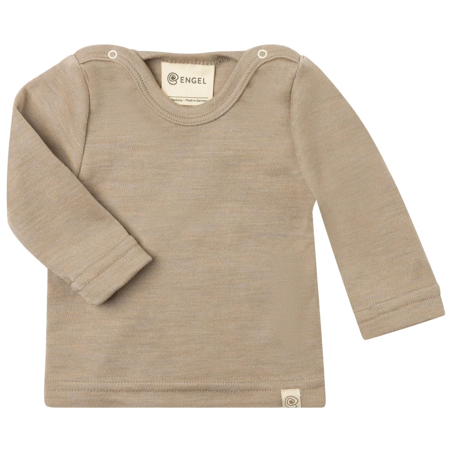 Мериносова блуза Engel Baby Shirt L/S Merino shirt - Sand