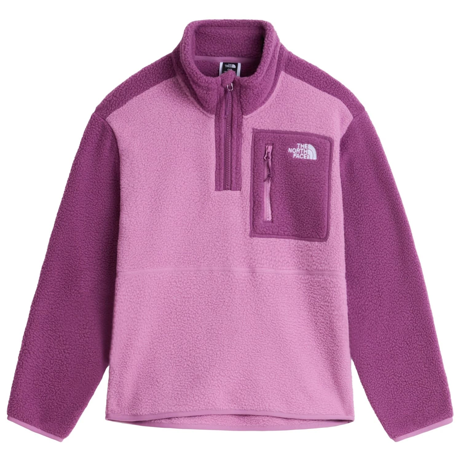 Детски поларен пуловер The North Face Kid's Teen Yumiori 1/4 Zip Jacket Fleece jumper - Hushed Lavender / Chroma