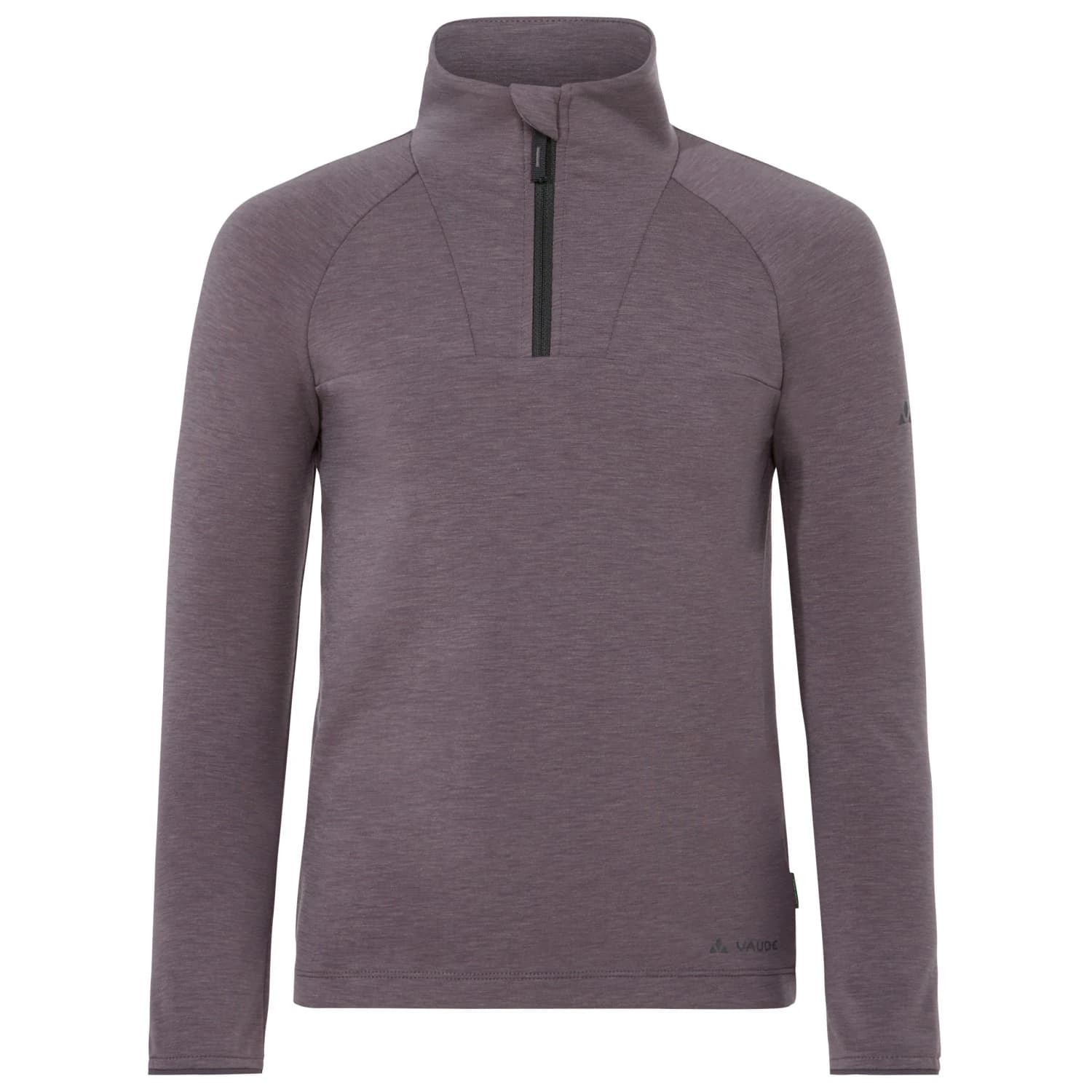 Детски поларен пуловер Vaude Kid's Rokua Halfzip Fleece jumper - Purple Ash
