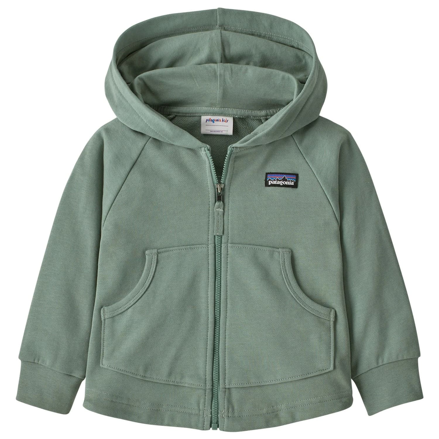 Яке за тренировка Patagonia Baby's Full-Zip Hoody Sweatshirt Training jacket - Cover Green