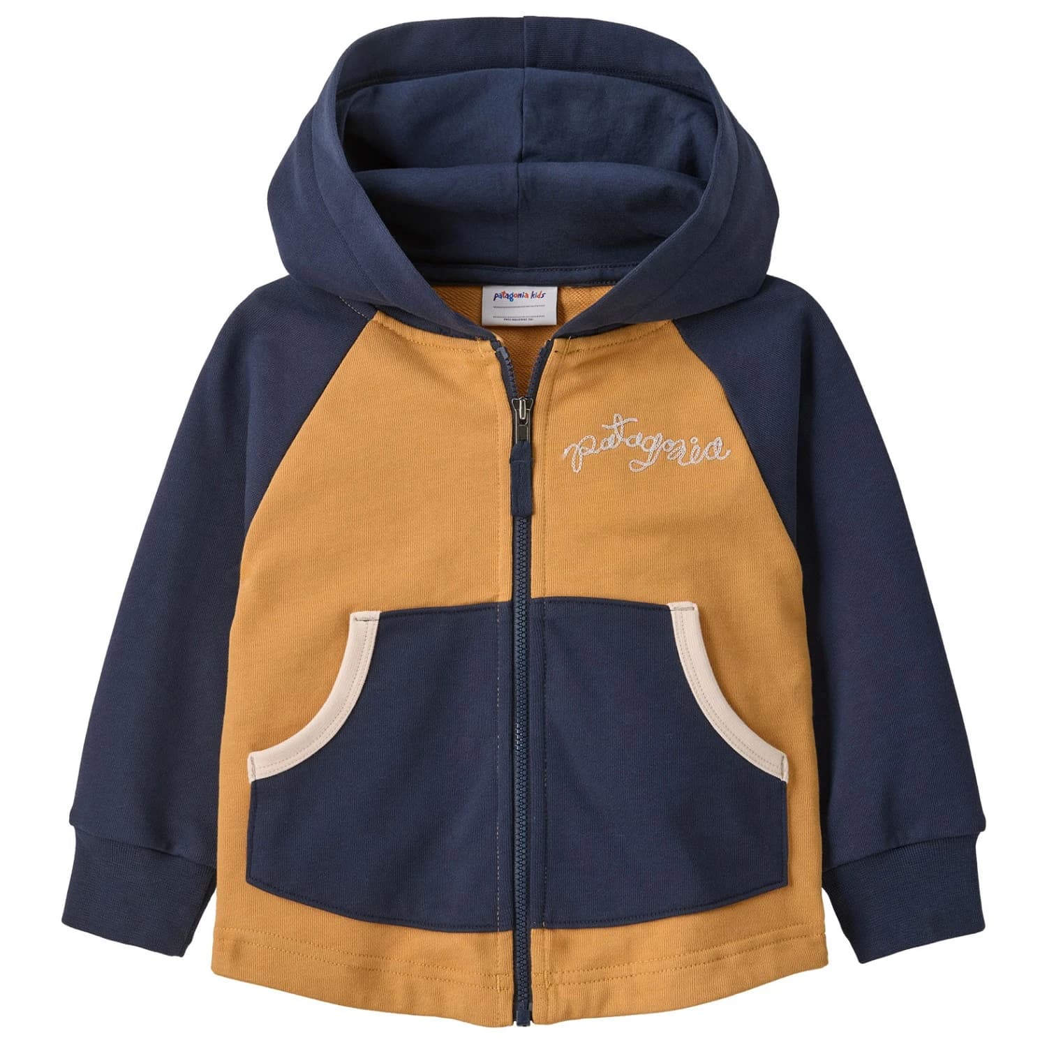 Яке за тренировка Patagonia Baby's Full-Zip Hoody Sweatshirt Training jacket - Wiggle Fitz: Dried Mango