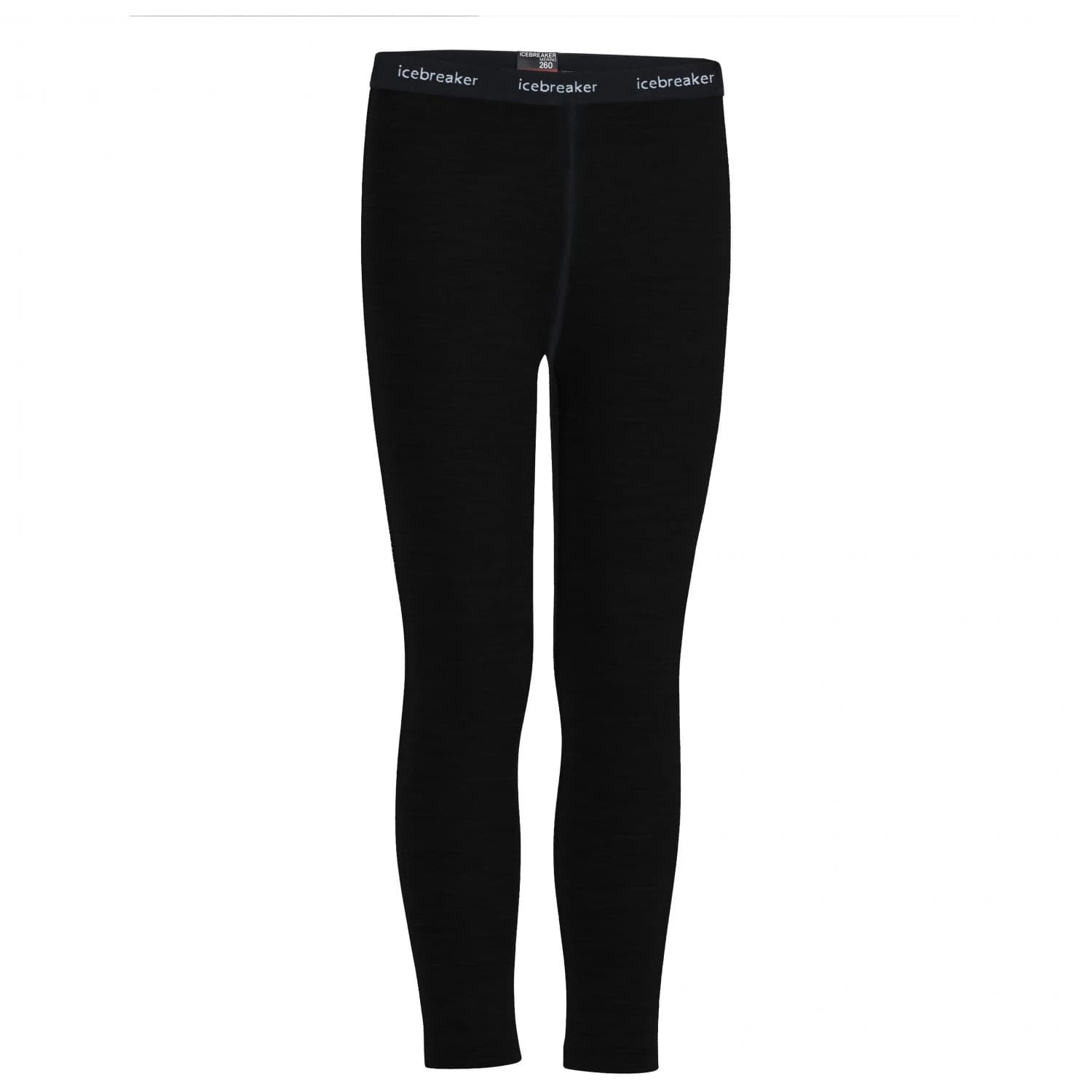 Детско мериносово термобельо Icebreaker Kids 260 Tech Leggings Merino base layer - Black