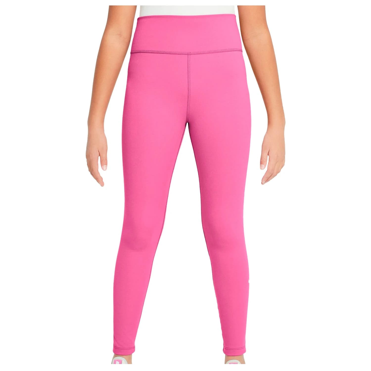 Детски клин Nike Kid's One Dri-Fit Leggings - Playful Pink / White
