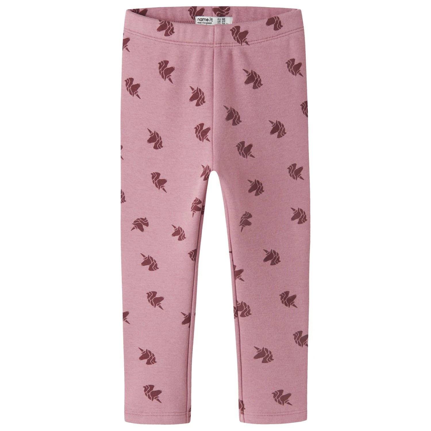 Детски клин Name it Kid's Davina Sweat Fleece Leggings - Lilas