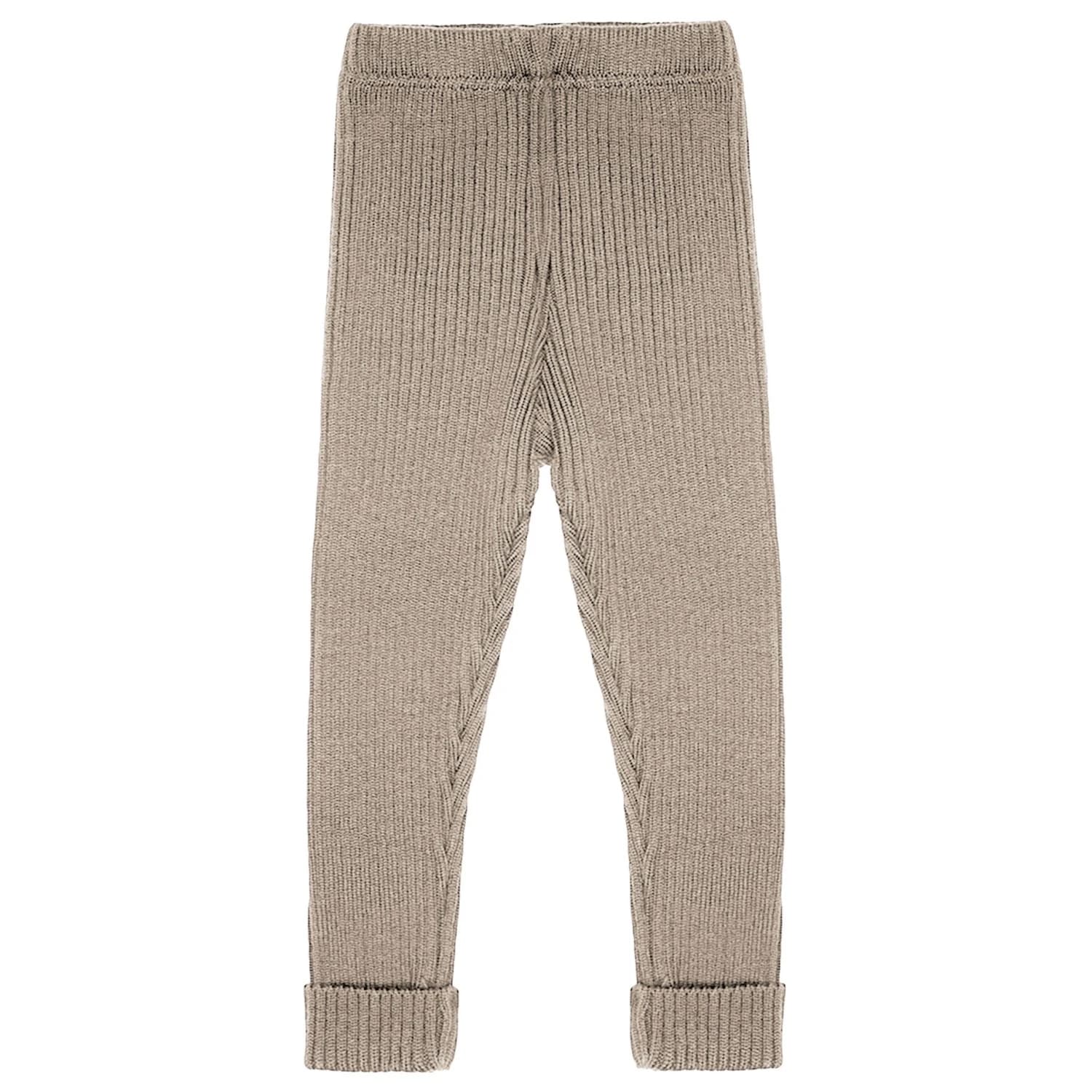 Детски клин maximo Kid's Rippstrick Leggings - Beige Melange