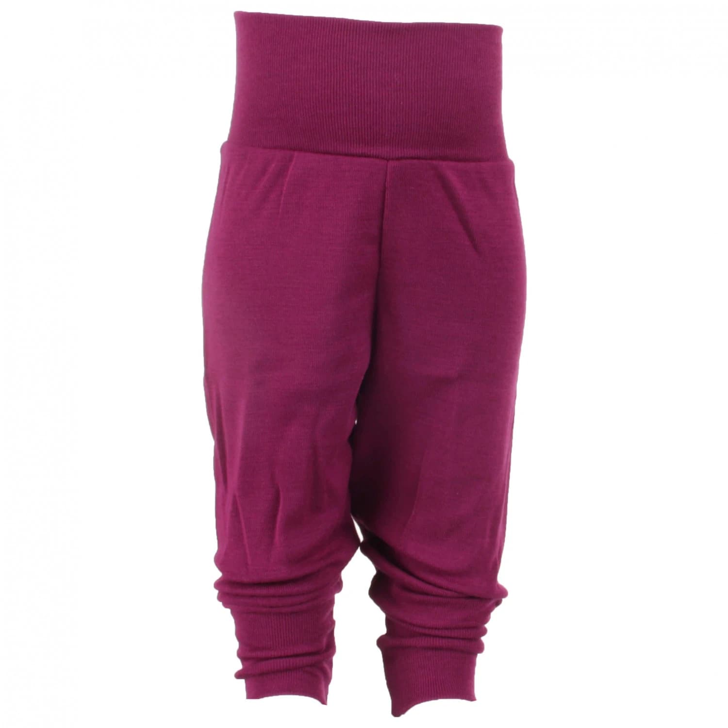 Мериносово термобельо Engel Baby Trousers with Navel Waistband Merino base layer - Orchidee