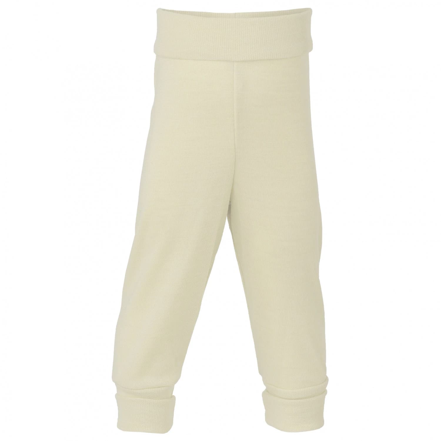 Мериносово термобельо Engel Baby Trousers with Navel Waistband Merino base layer - Natur