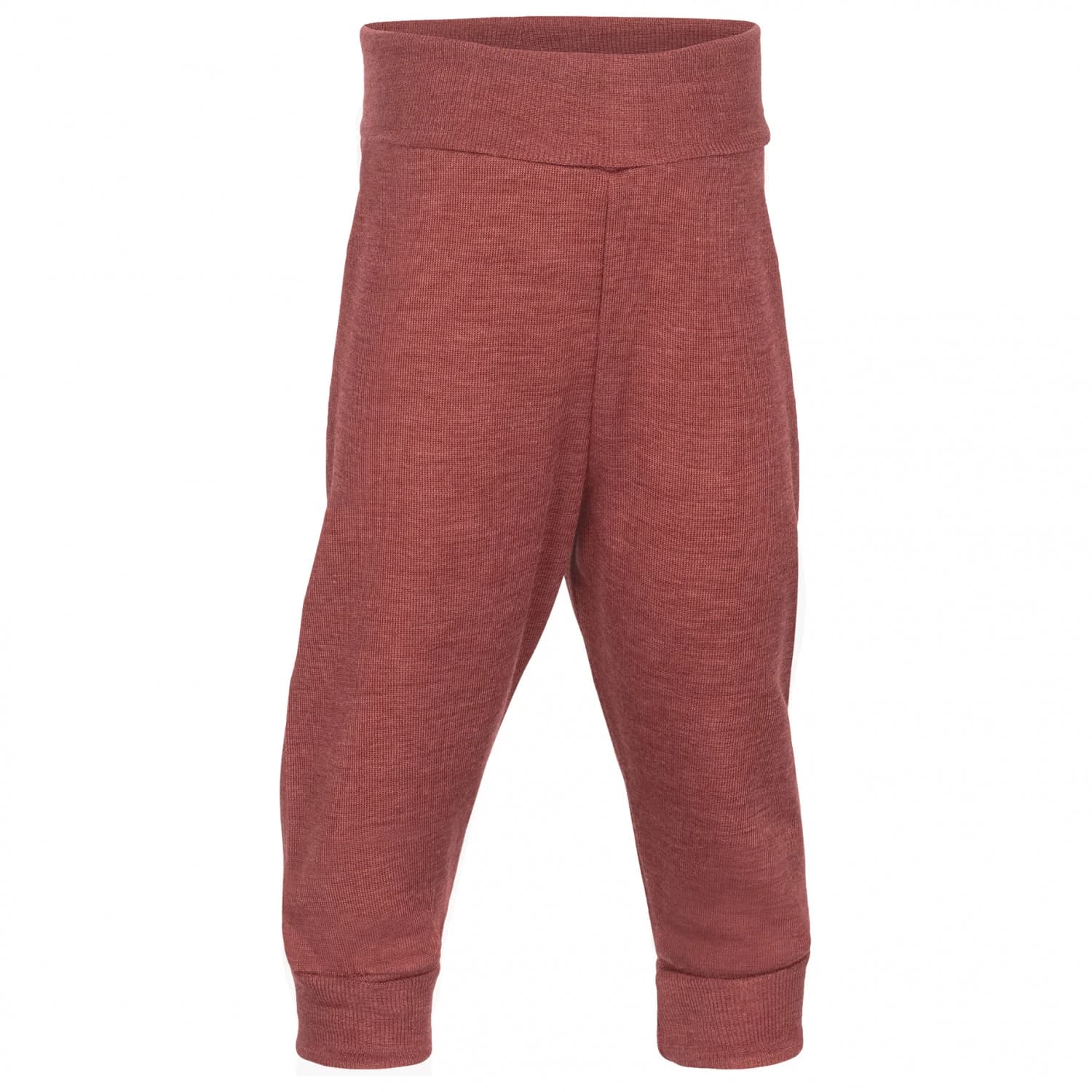 Мериносово термобельо Engel Baby Trousers with Navel Waistband Merino base layer - Kupfer
