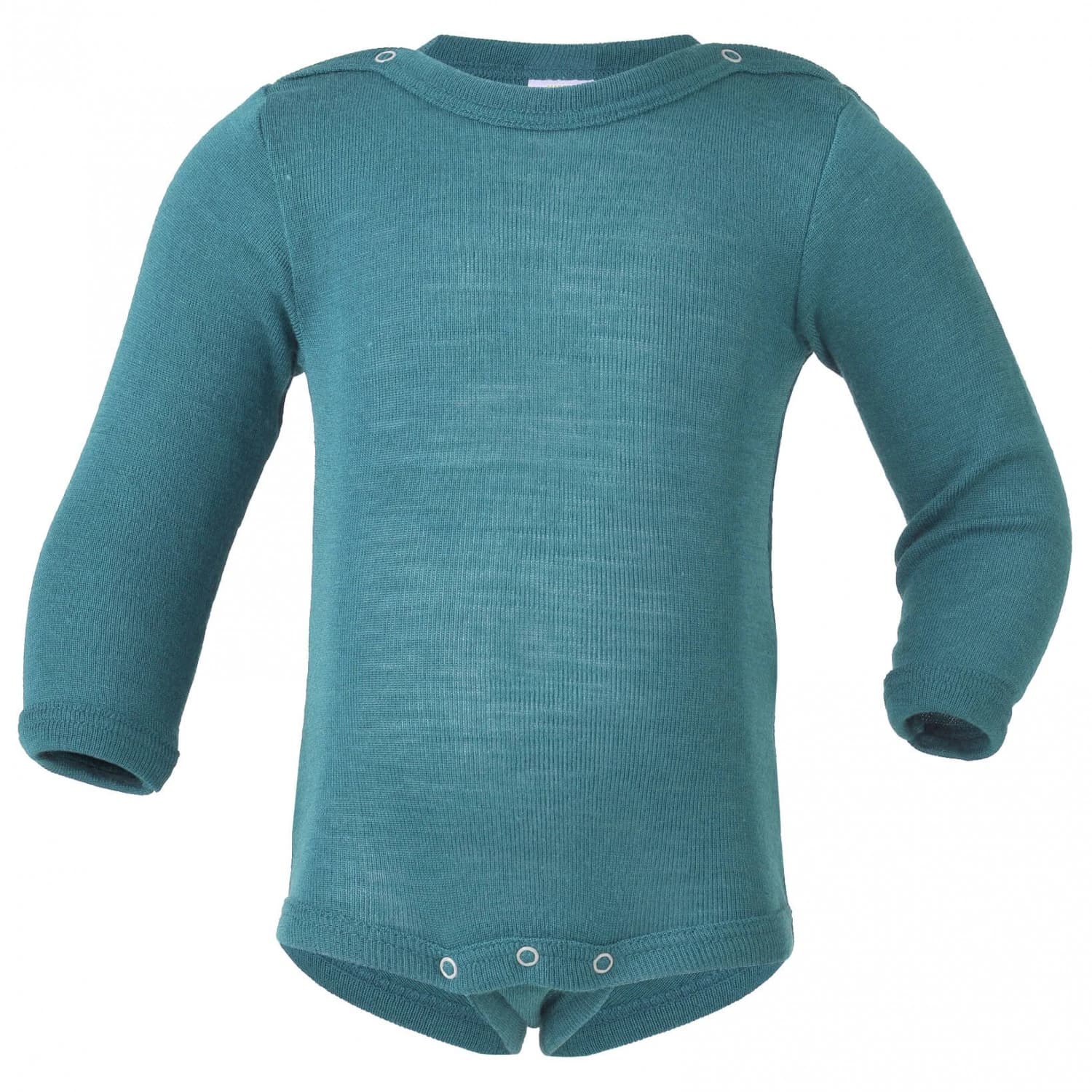 Копринено термобельо Engel Baby Bodysuit Long Sleeve with Press Studs on Shoulder Merino base layer - Eisvogel