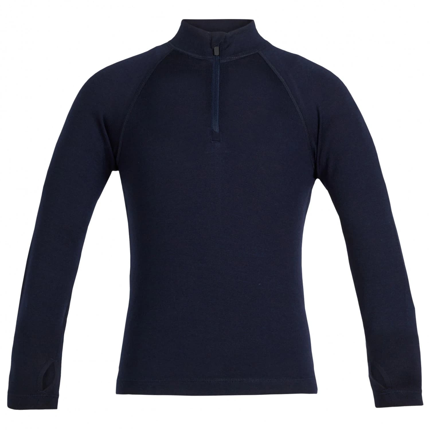 Детско мериносово термобельо Icebreaker Kids 260 Tech L/S Half Zip Merino base layer - Midnight Navy