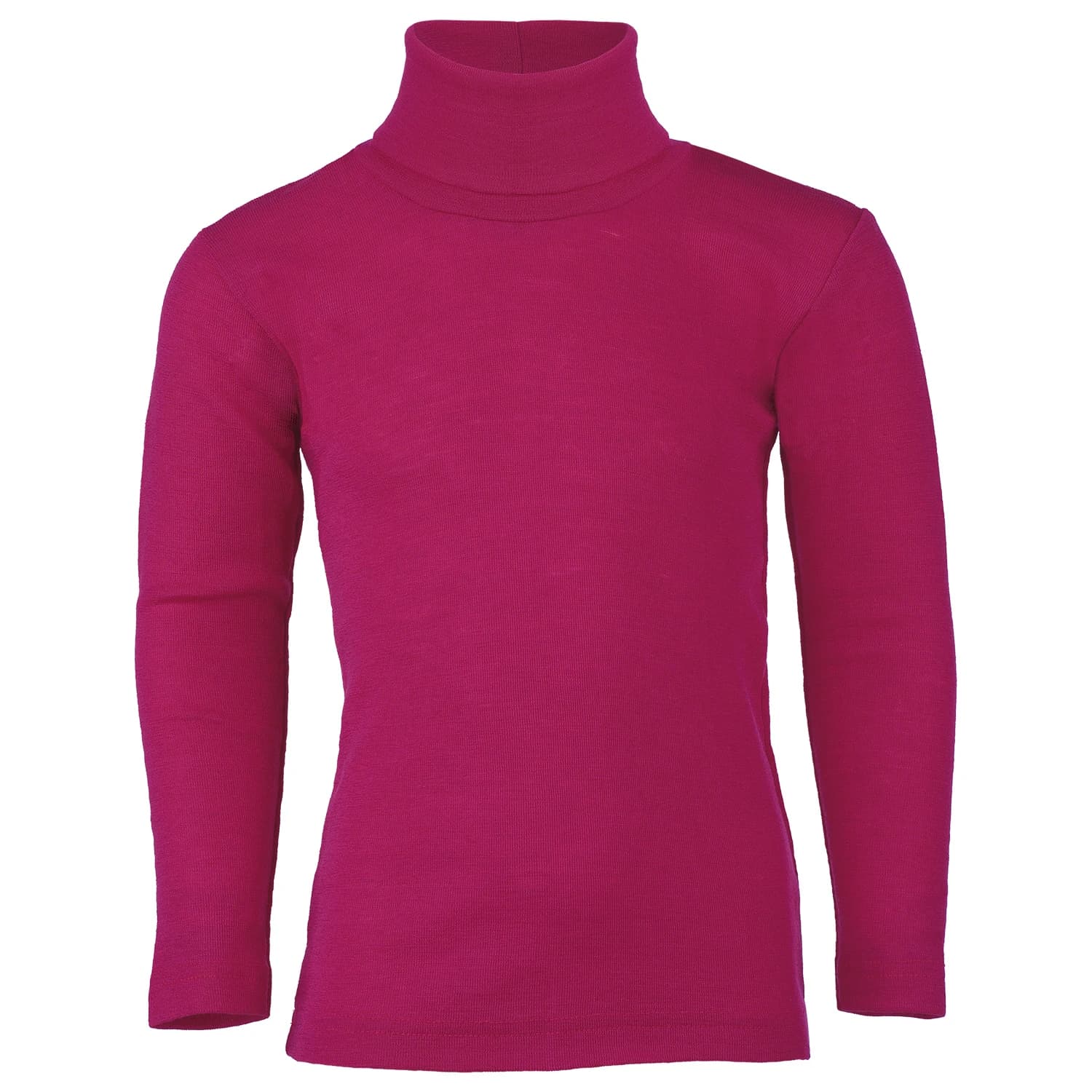 Детско копринено термобельо Engel Kids' Roll Neck Merino base layer - Himbeere