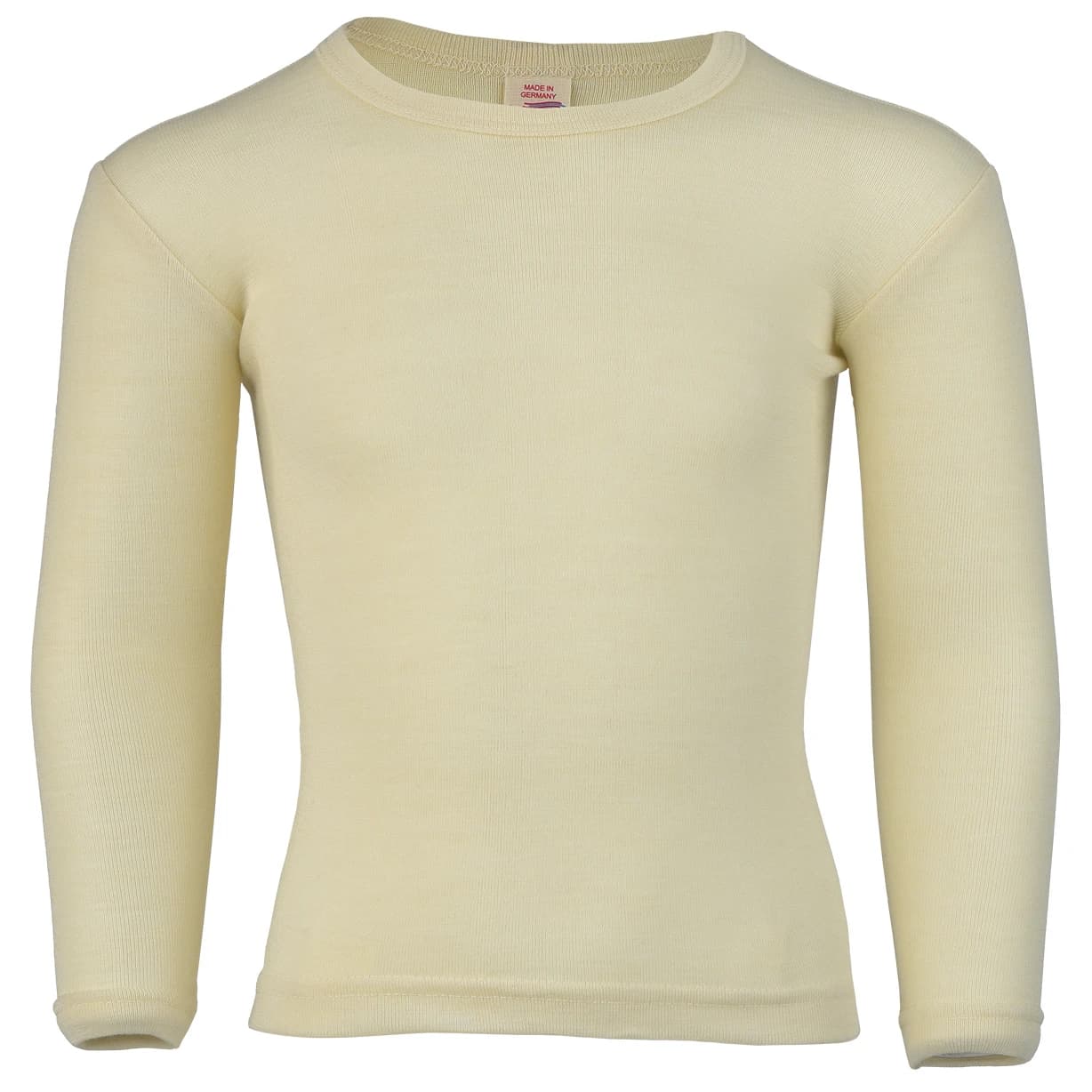 Детско мериносово термобельо Engel Kids' Undershirt L/S Everyday base layer - Natur