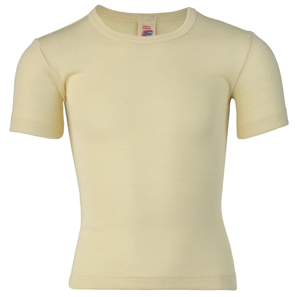 Детско мериносово термобельо Engel Kids' Undershirt S/S Everyday base layer - Natur