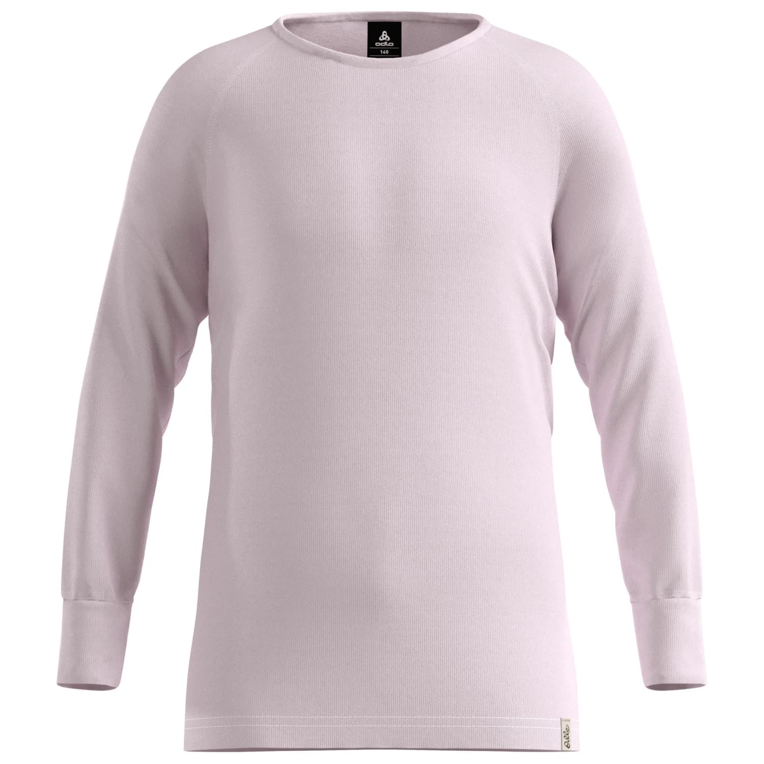 Детско синтетично термобельо Odlo Kid's Base Layer Top Crew Neck L/S Active Warm Eco Synthetic base layer - Orchid Ice
