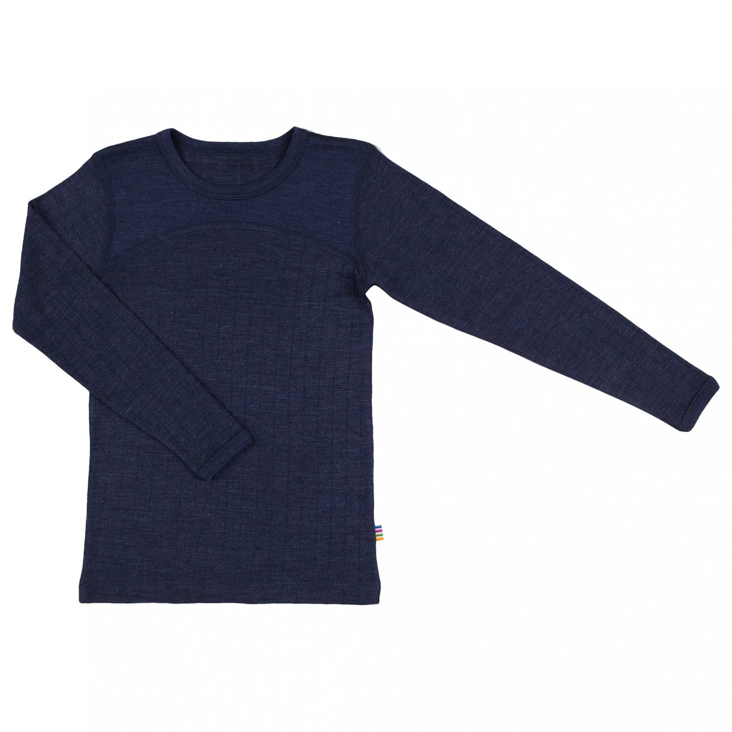 Детско мериносово термобельо Joha Kid's Blouse Long Sleeves 85/15 Merino base layer - Navy