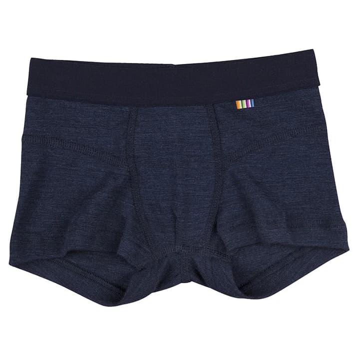 Детско мериносово термобельо Joha Kid's Boxershorts 85/15 Merino base layer - Navy