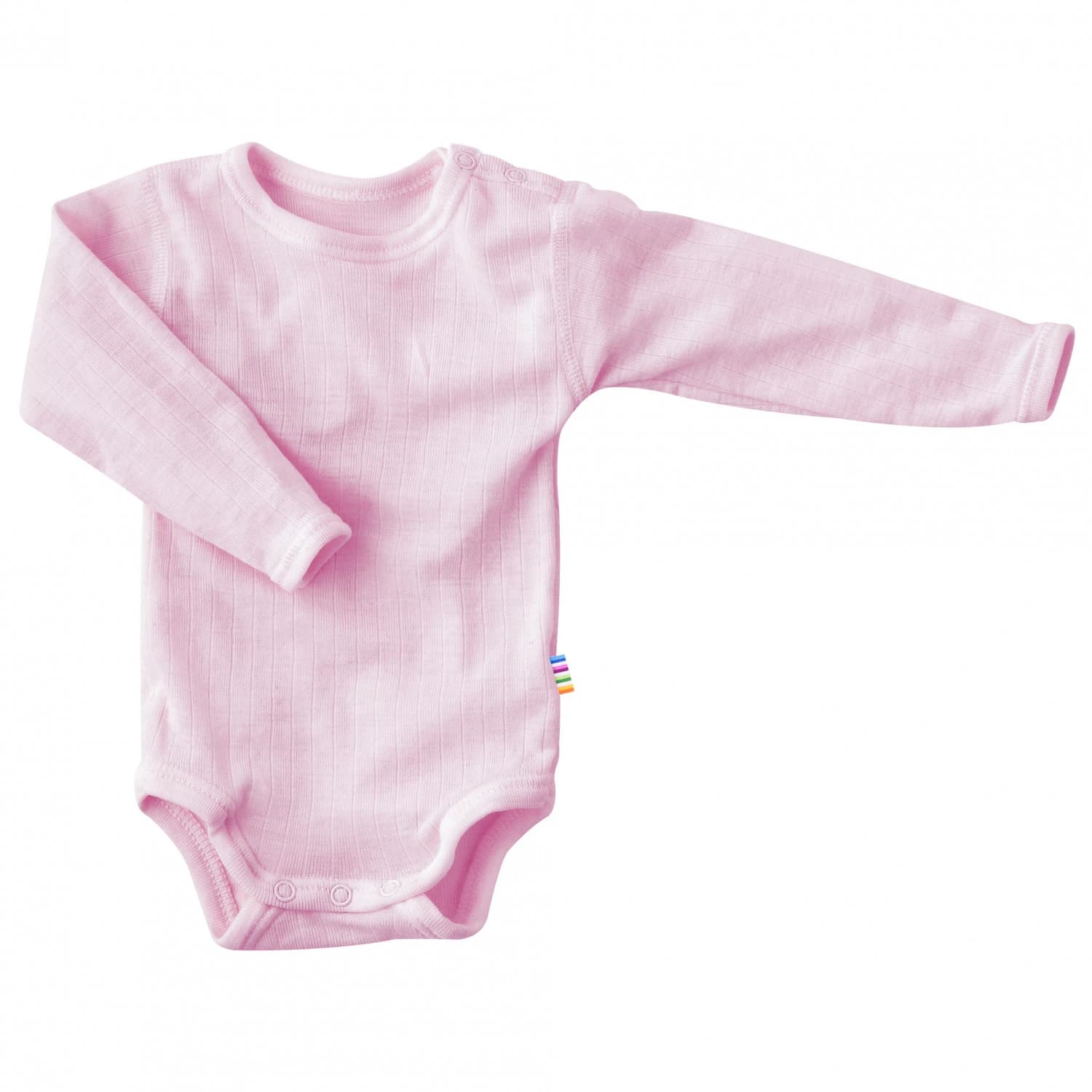 Детско мериносово термобельо Joha Kid's Body L/S Merino base layer - Prime Rose