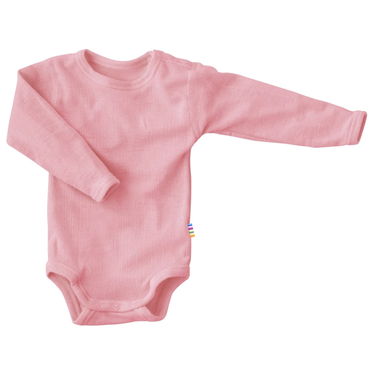 Детско мериносово термобельо Joha Kid's Body L/S Merino base layer - Old Rose