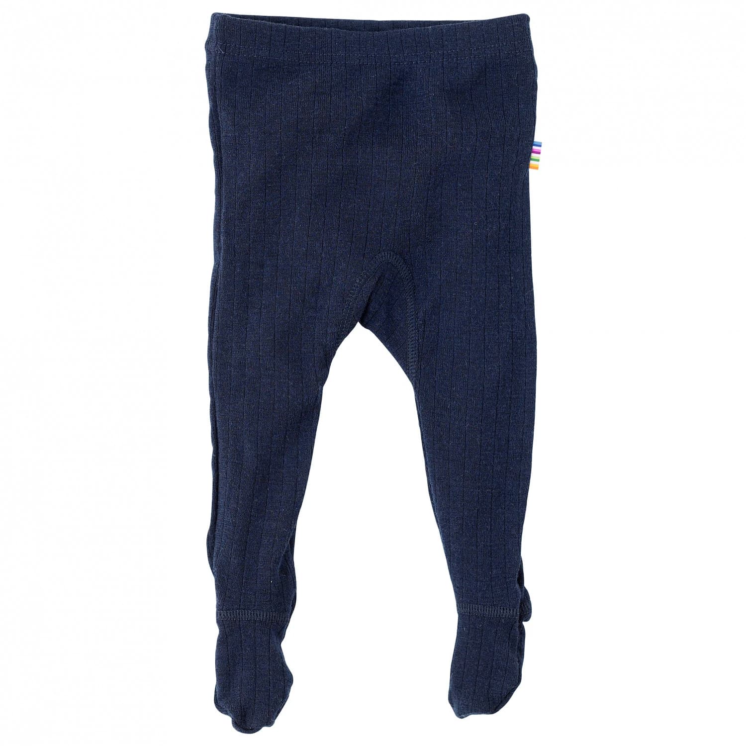 Детско мериносово термобельо Joha Kid's Leggings with Foot Merino base layer - Navy
