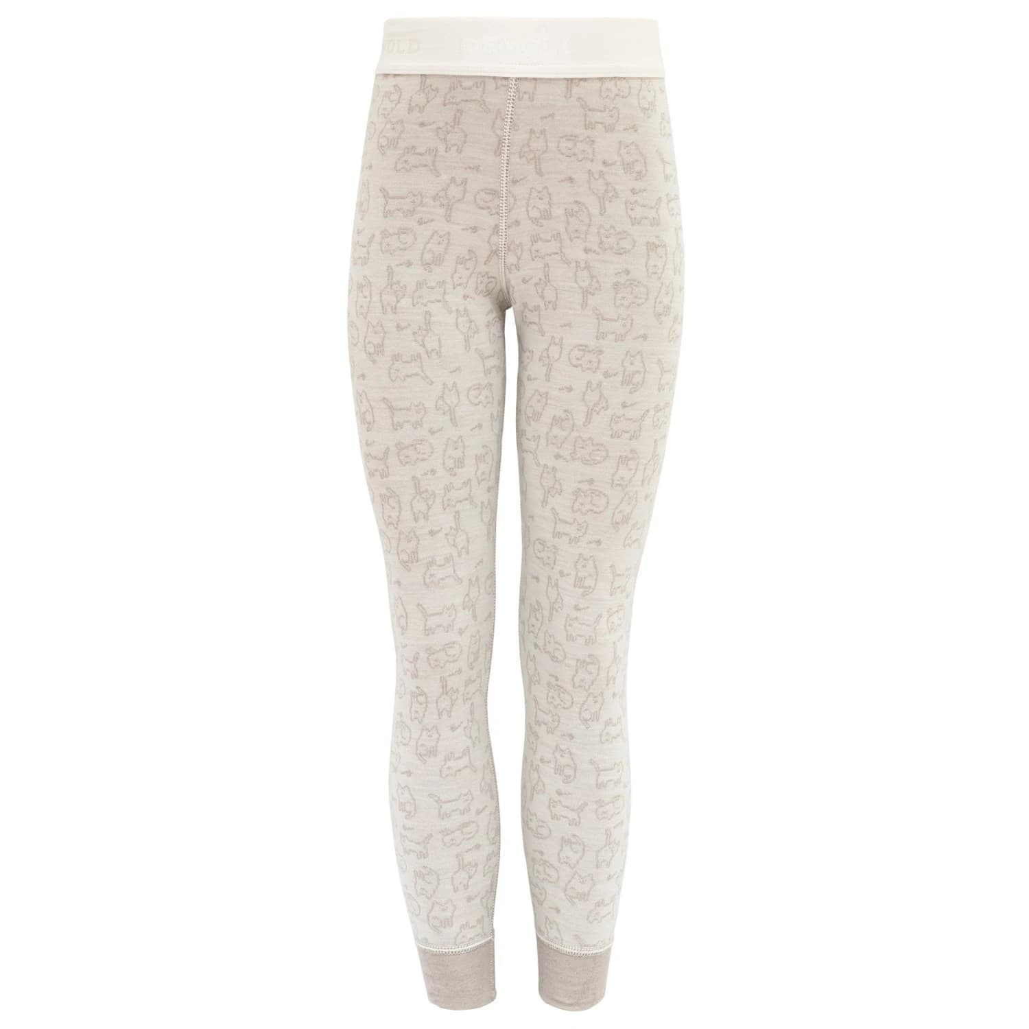 Детско мериносово термобельо Devold Kid's Duo Active Merino Longs Merino base layer - Raw White