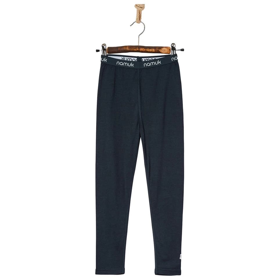 Детско мериносово термобельо Namuk Kid's Sova Merino Leggings Merino base layer - True Navy