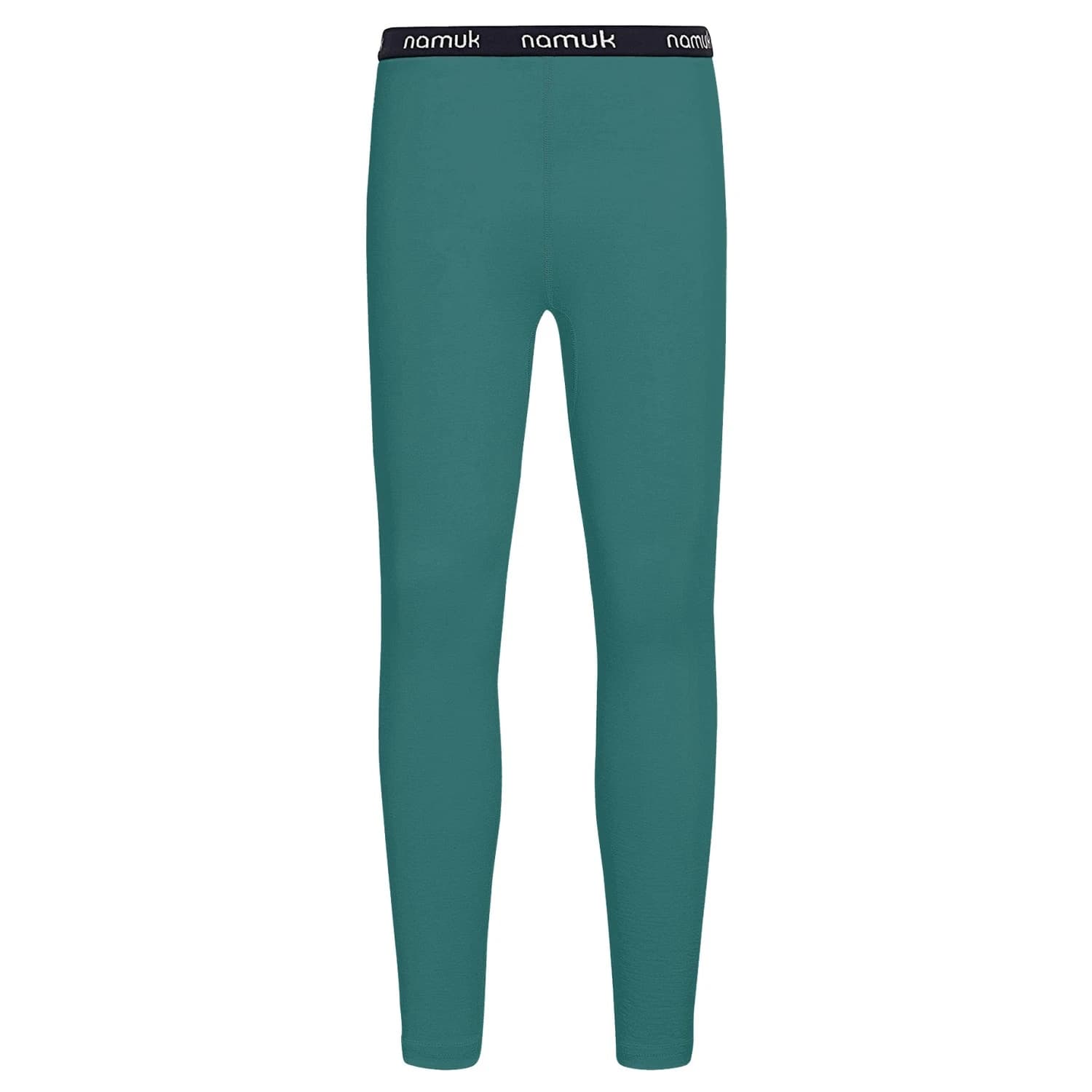 Детско мериносово термобельо Namuk Kid's Sova Merino Leggings Merino base layer - Jade Green