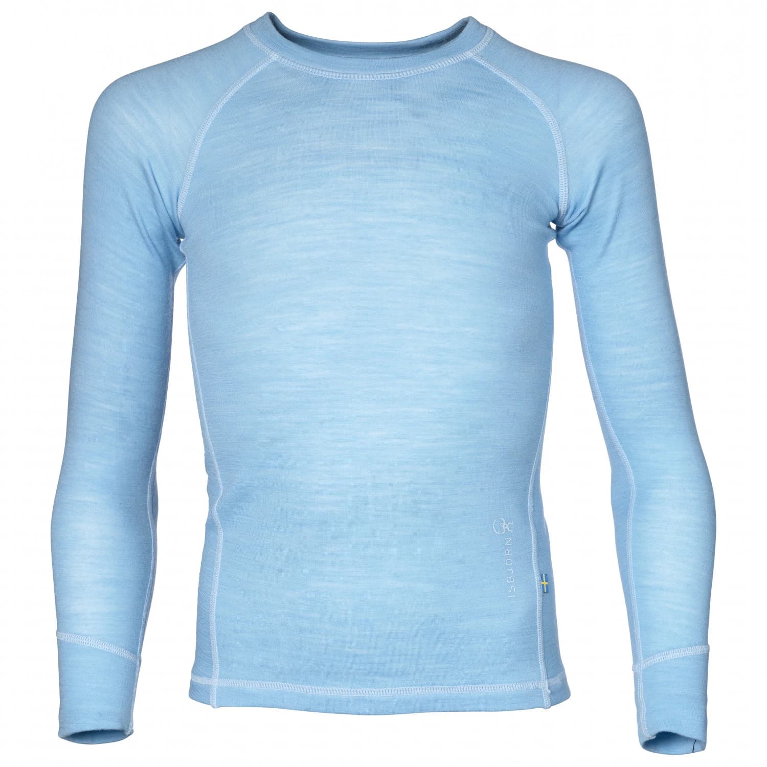 Мериносово термобельо Isbjörn Teen's Husky Sweater Baselayer Merino base layer - Sky Blue