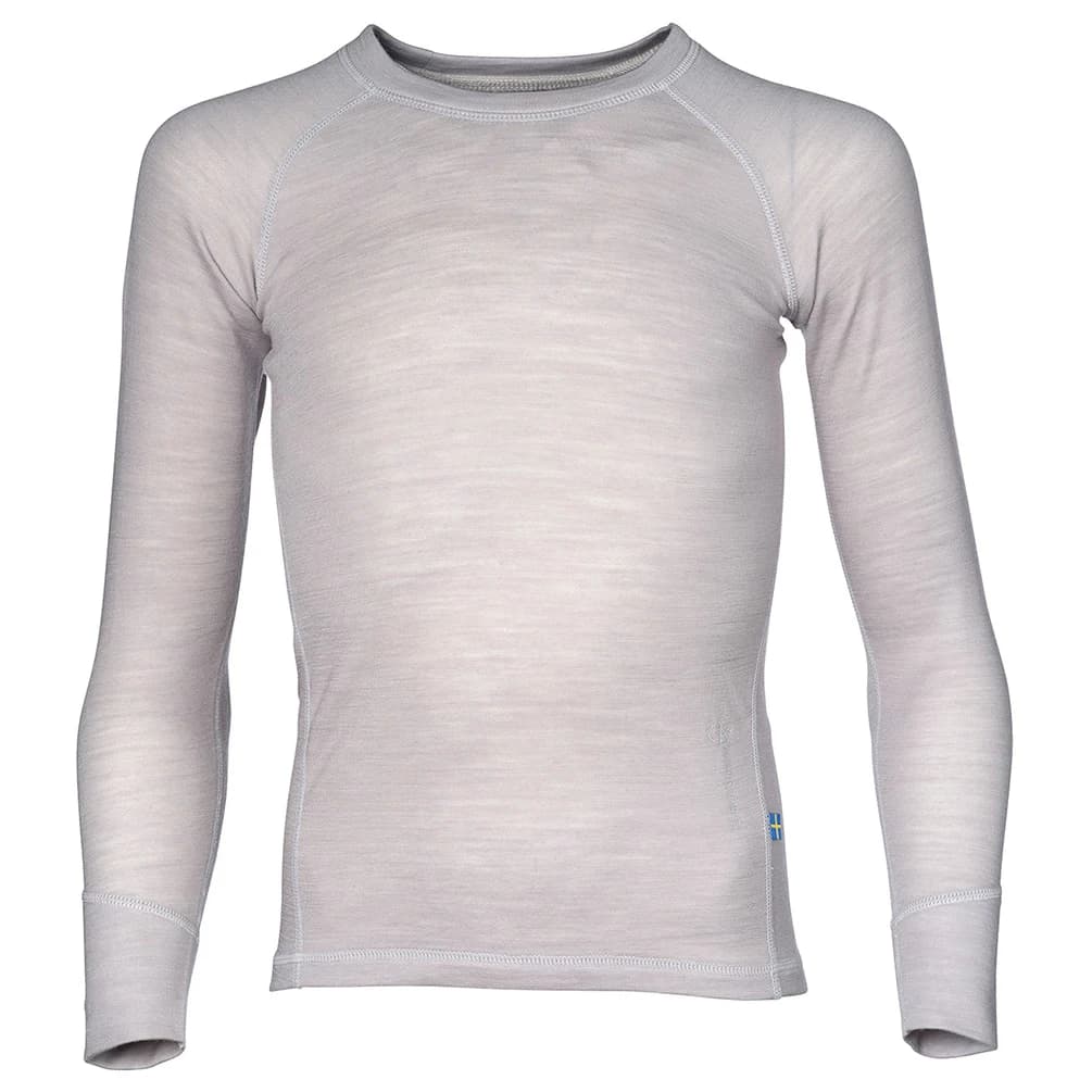 Мериносово термобельо Isbjörn Teen's  Husky Sweater Baselayer Merino base layer - Glacier Grey