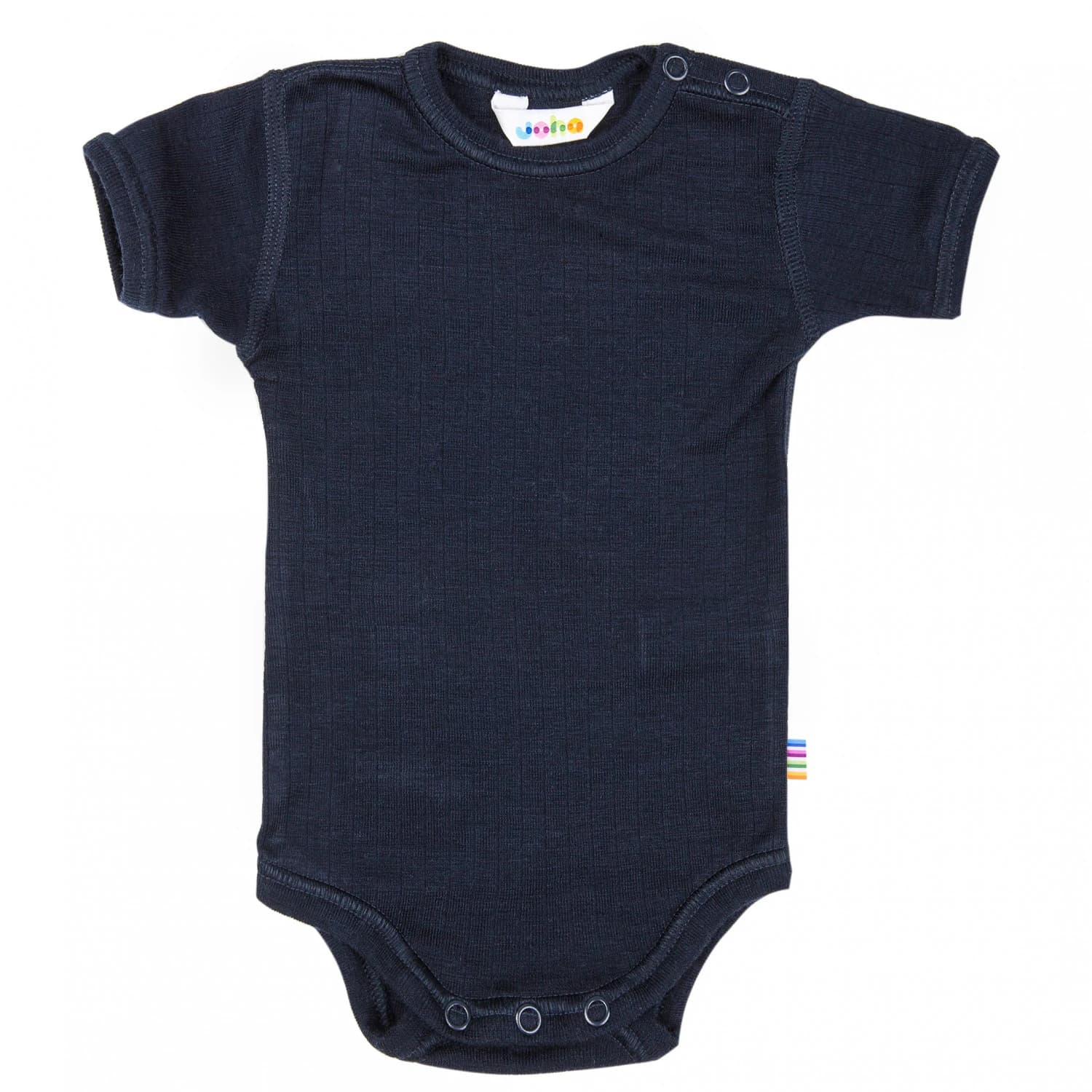 Детско мериносово термобельо Joha Kid's Body S/S Merino base layer - Navy