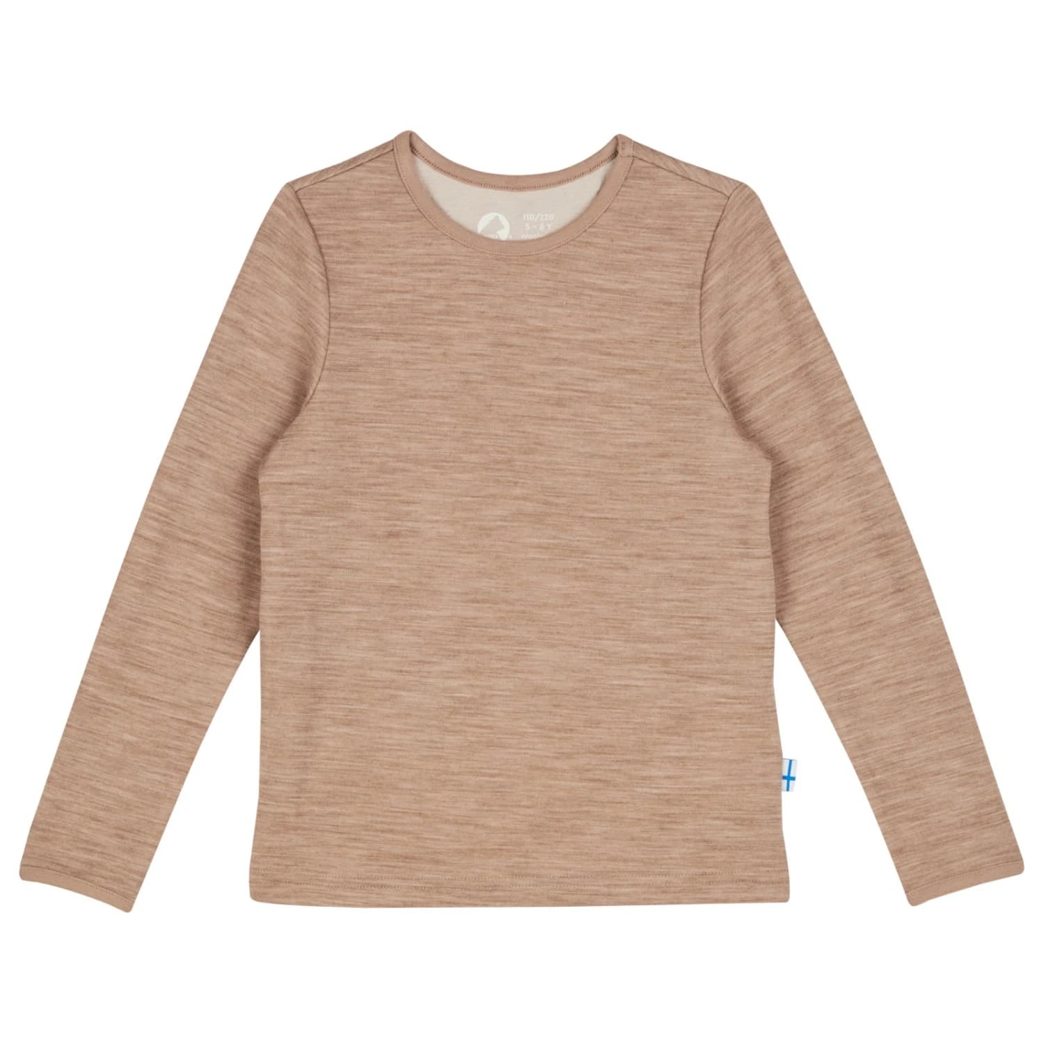 Детско мериносово термобельо Finkid Kid's Taamo Soft Merino base layer - Camel