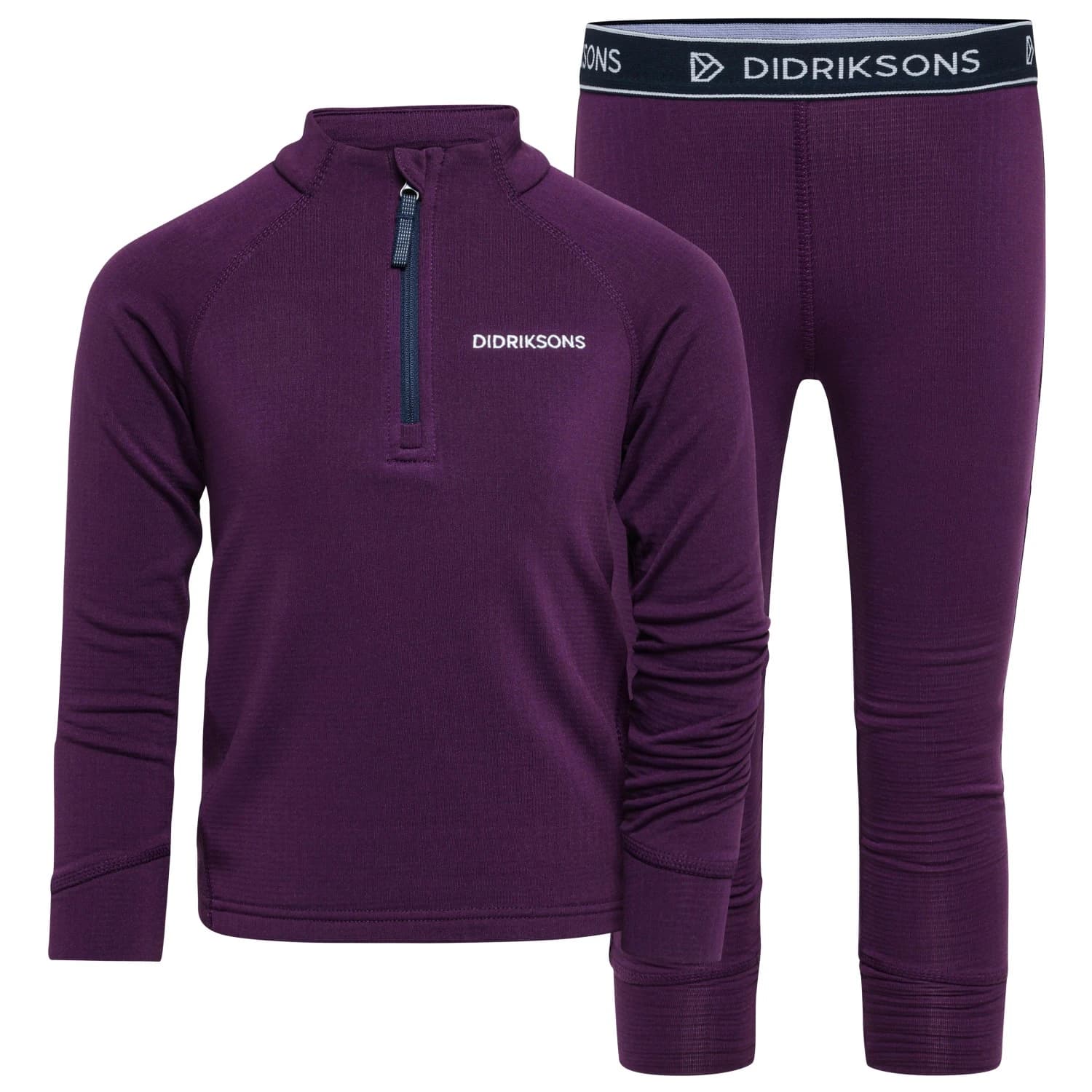 Детско ски бельо Didriksons Kid's Jadis Set 5 Ski underwear - Northen Purple