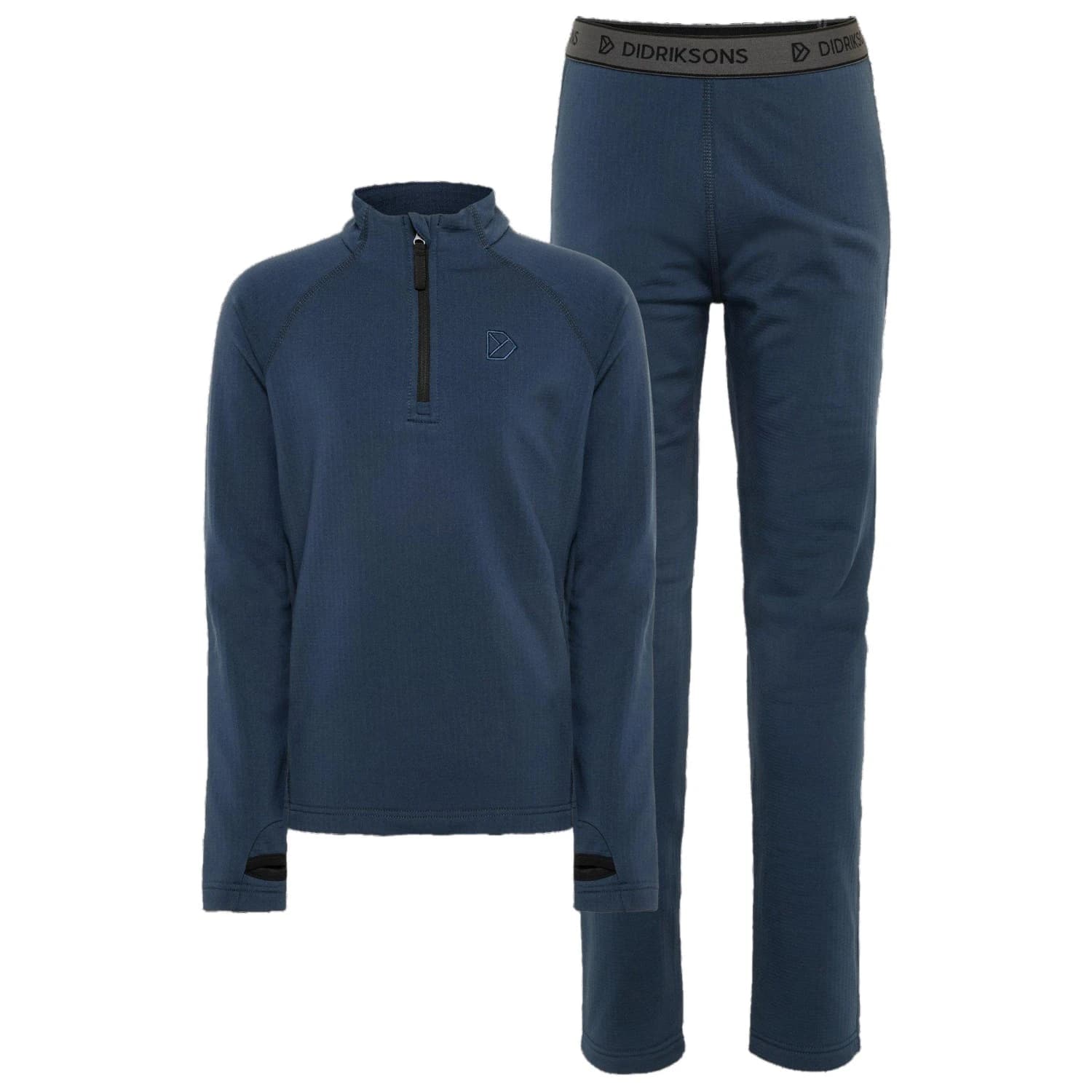 Детско ски бельо Didriksons Kid's Yotta Set Synthetic base layer - Mountain Blue