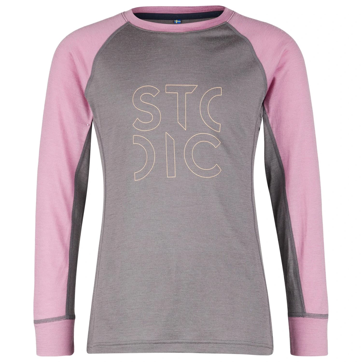 Детско мериносово термобельо Stoic Kid's Merino180 BengtSt. L/S Merino base layer - Dark Orchid / Dark Purple