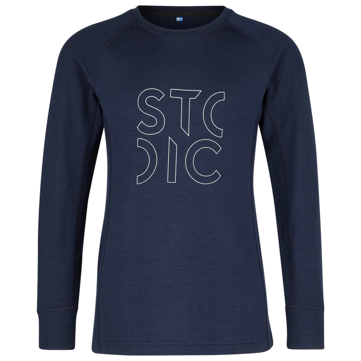Детско мериносово термобельо Stoic Kid's Merino240 BengtSt. L/S Merino base layer - Dark Navy