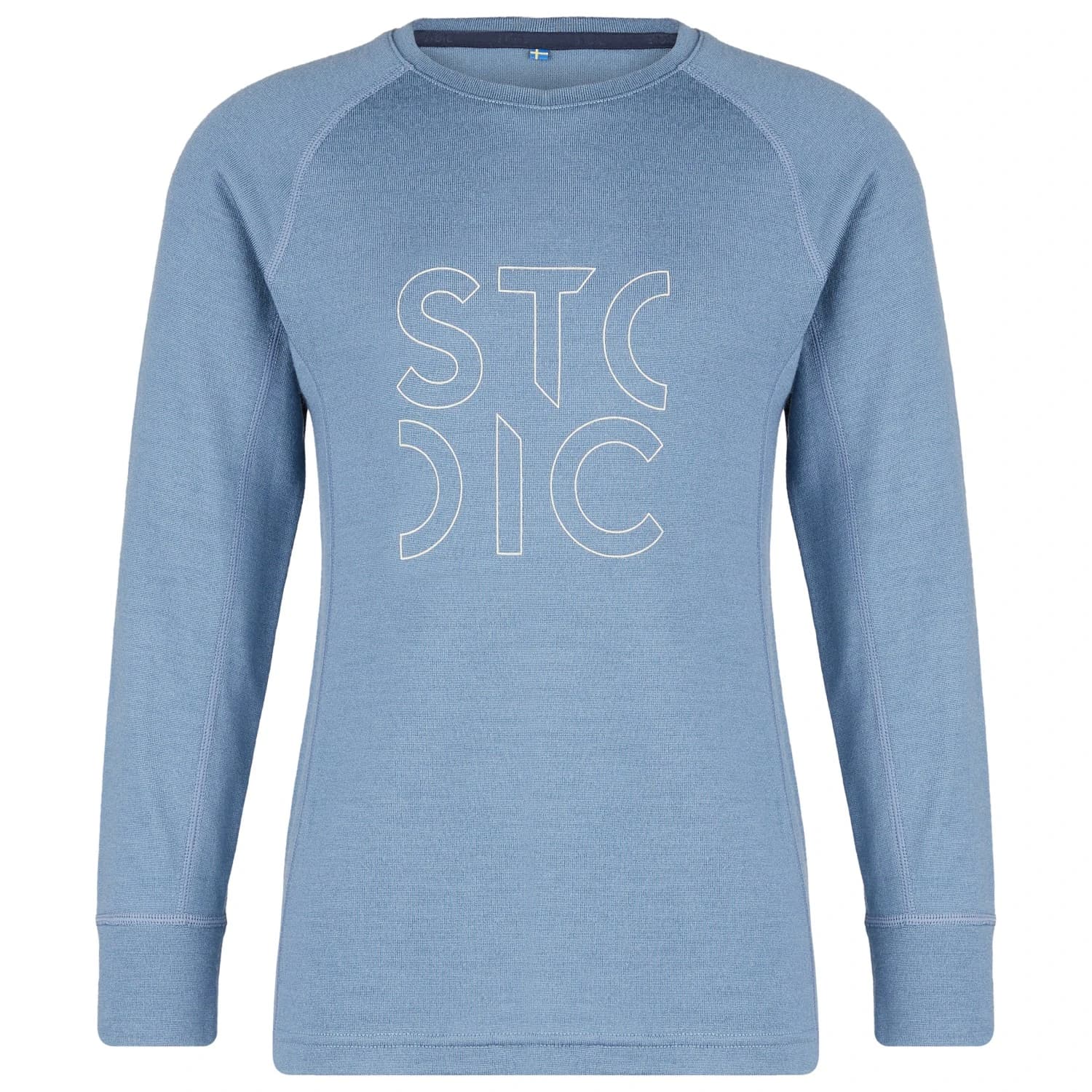 Детско мериносово термобельо Stoic Kid's Merino240 BengtSt. L/S Merino base layer - Ocean Blue