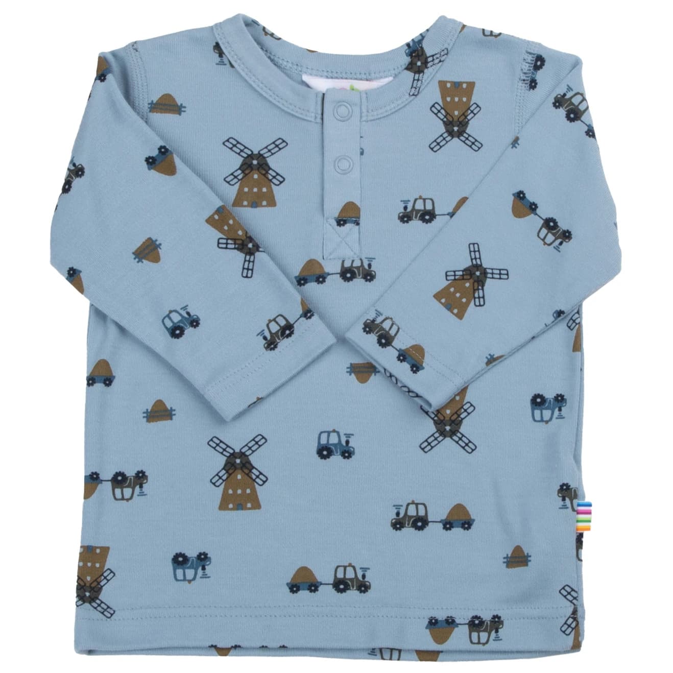 Детско ежедневно термо бельо Joha Kid's 16235 Blouse Longsleeve - Blue Wind Mill