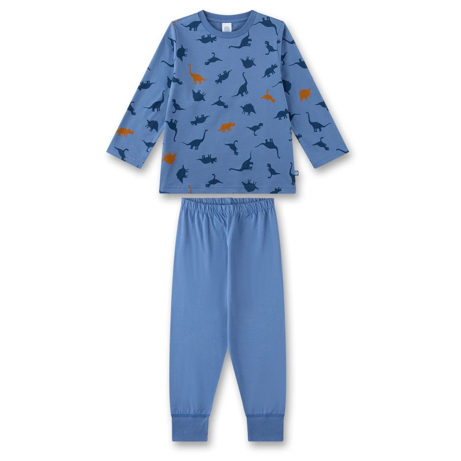 Детско ежедневно термо бельо Sanetta Kid's Pyjama Long AOP 233560 Pyjamas - Navy