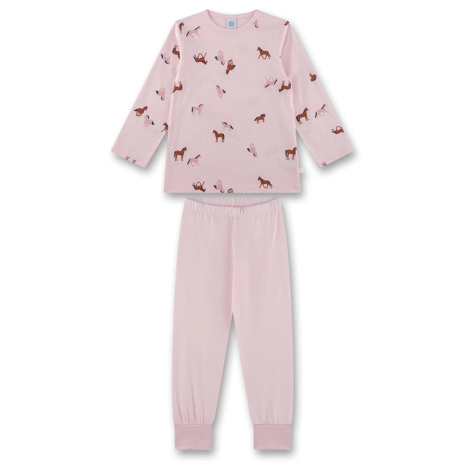 Детско ежедневно термо бельо Sanetta Kid's Pyjama Long AOP 233564 Pyjamas - Rosa