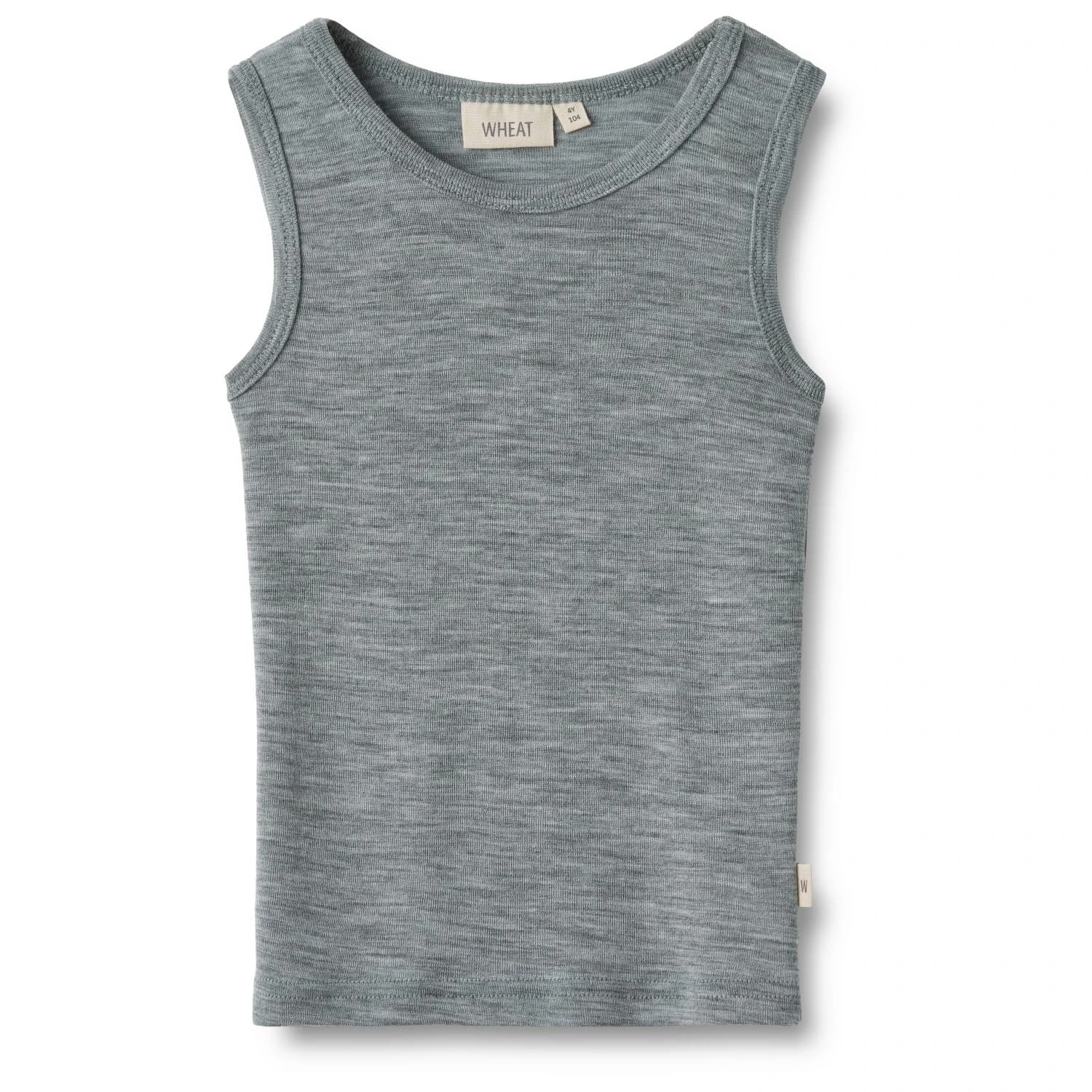 Детско мериносово термобельо WHEAT Kid's Iggy Merino base layer - Melange Grey