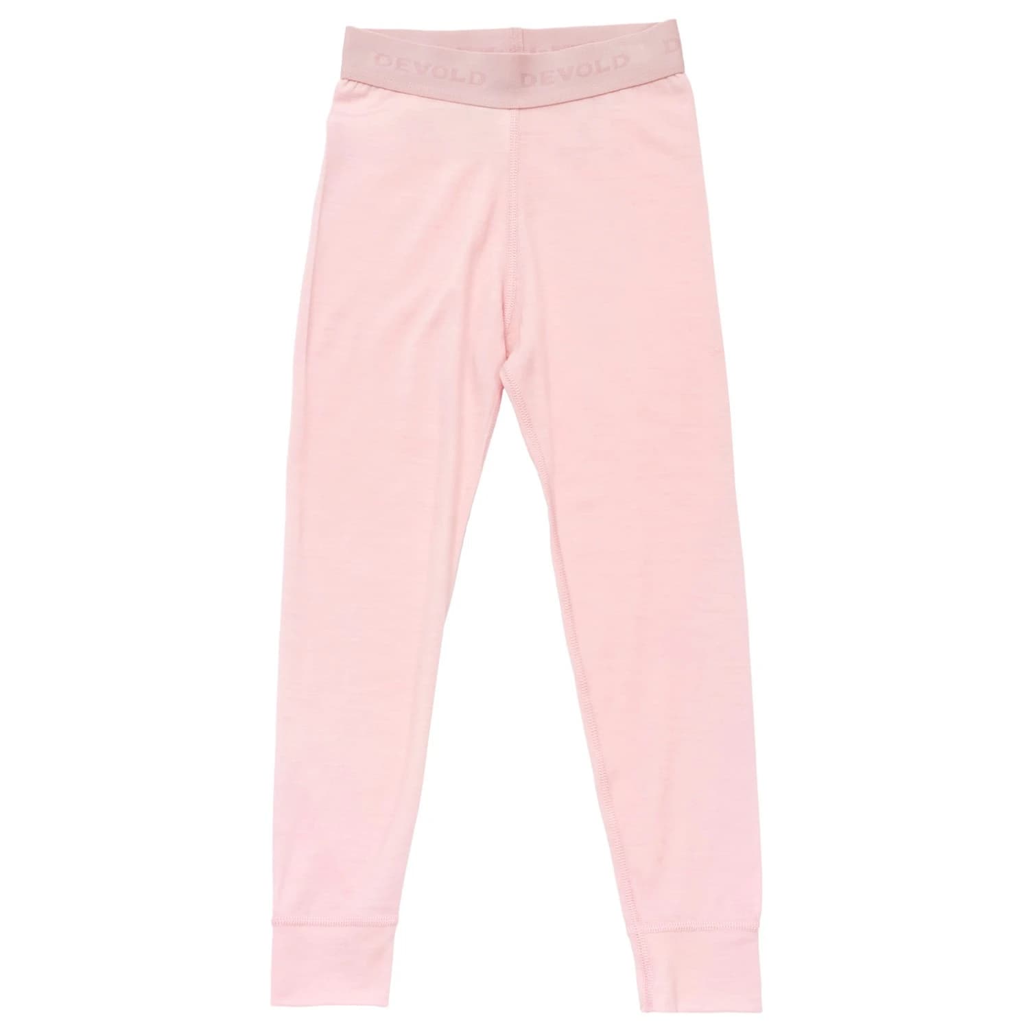 Детско мериносово термобельо Devold Kid's Breeze Merino Longs Merino base layer - Chalk Pink