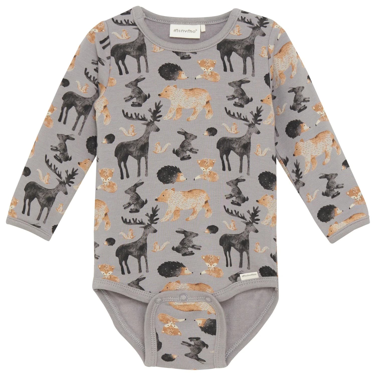 Детско ежедневно термо бельо Minymo Kid's Body L/S AOP Sweat Everyday base layer - Cloudburst