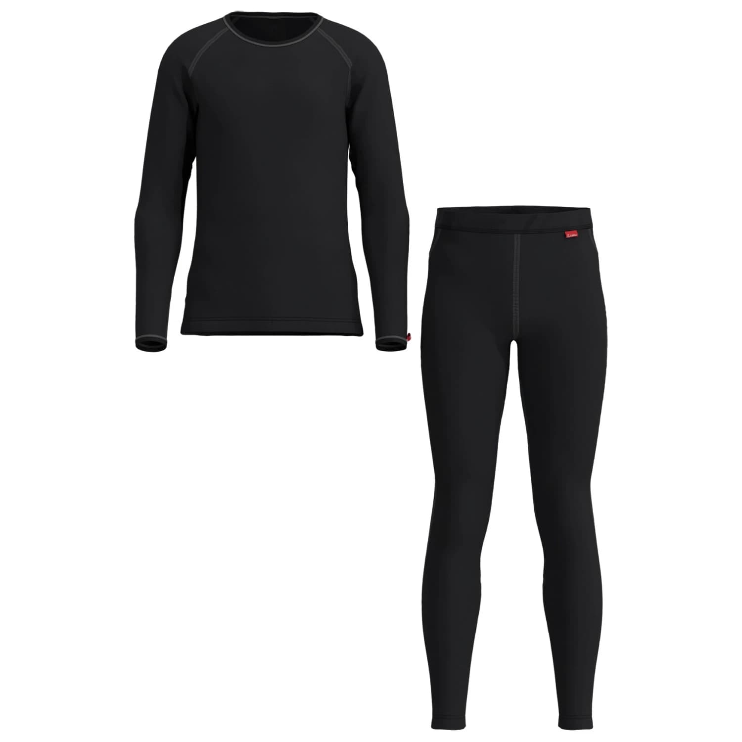 Детско синтетично термобельо Löffler Kid's Set Long Transtex Warm Synthetic base layer - Black