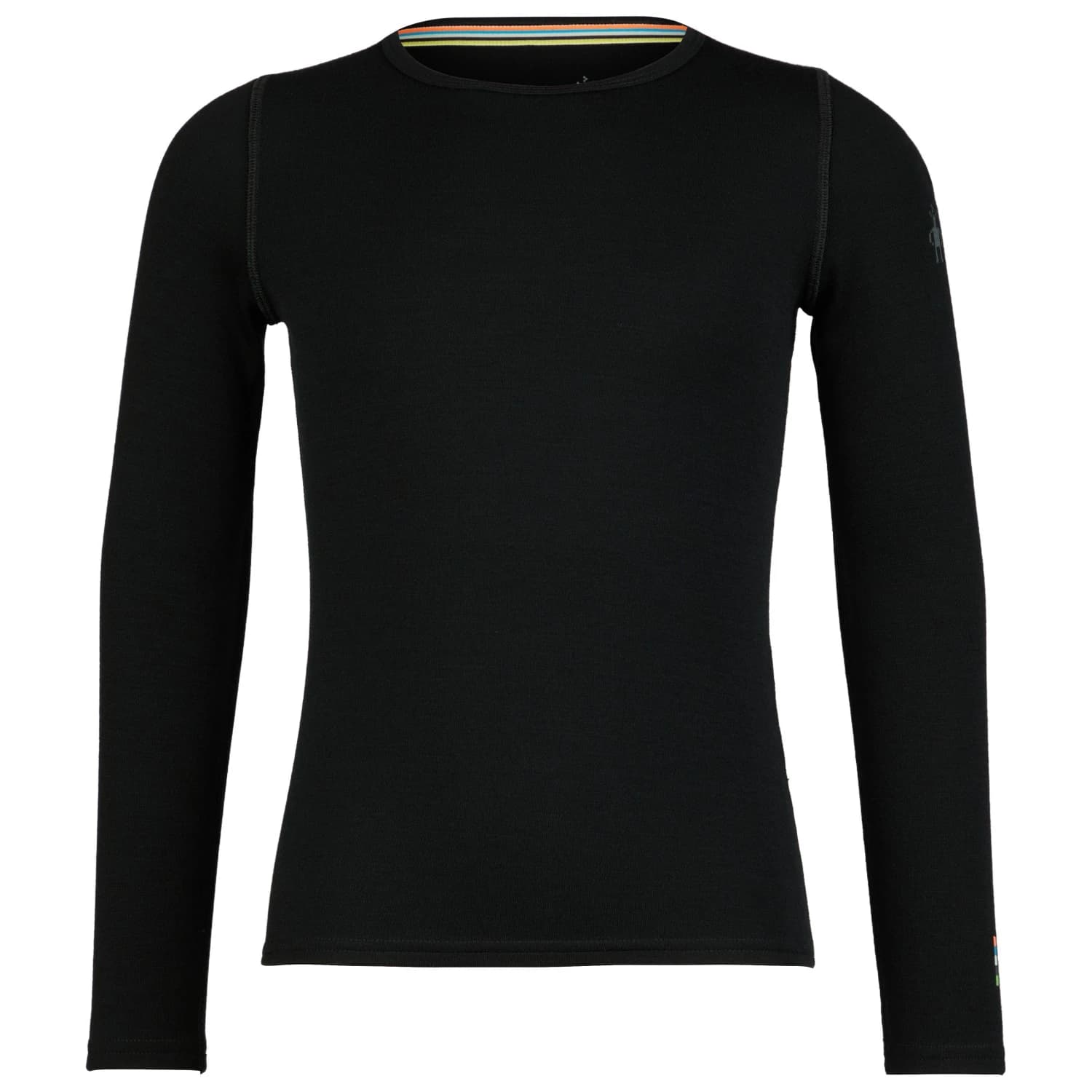 Детско мериносово термобельо Smartwool Kid's Classic Thermal Merino BL Crew Boxed Merino base layer - Black