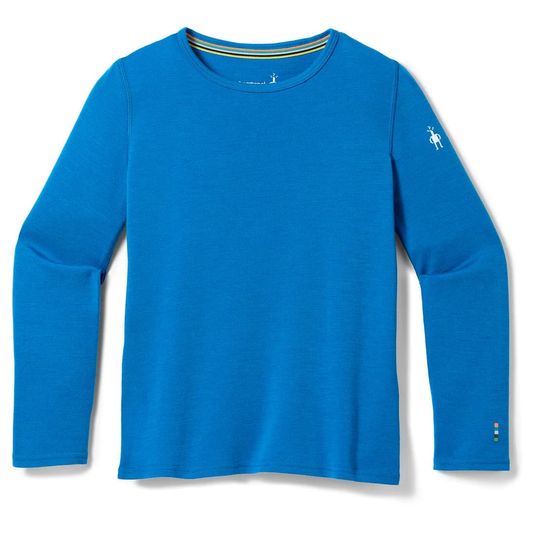 Детско мериносово термобельо Smartwool Kid's Classic Thermal Merino BL Crew Boxed Merino base layer - Royal Indigo