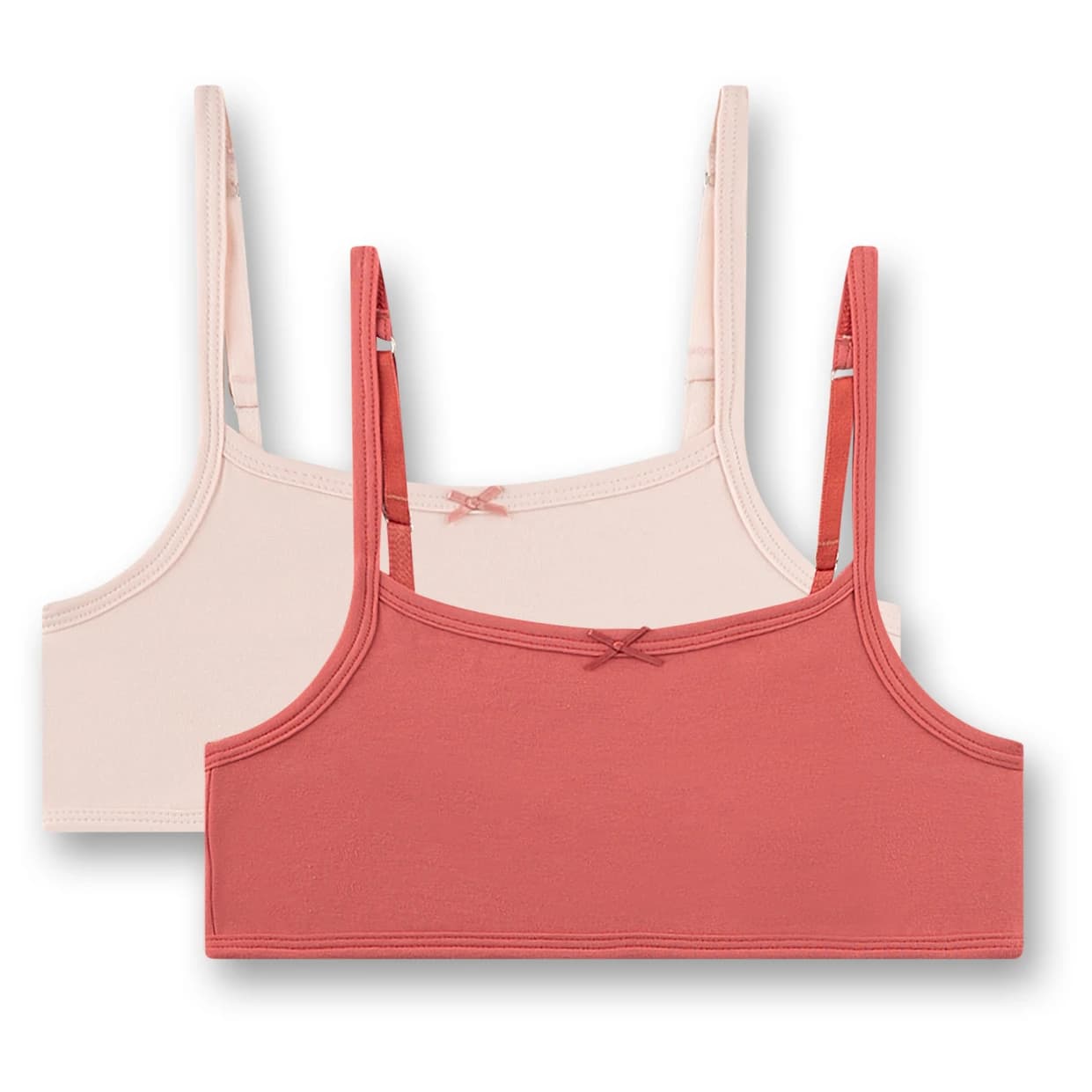 Детско ежедневно термо бельо Sanetta Kid's Doppelpack Bustier 349459 Everyday base layer - Faded Rose