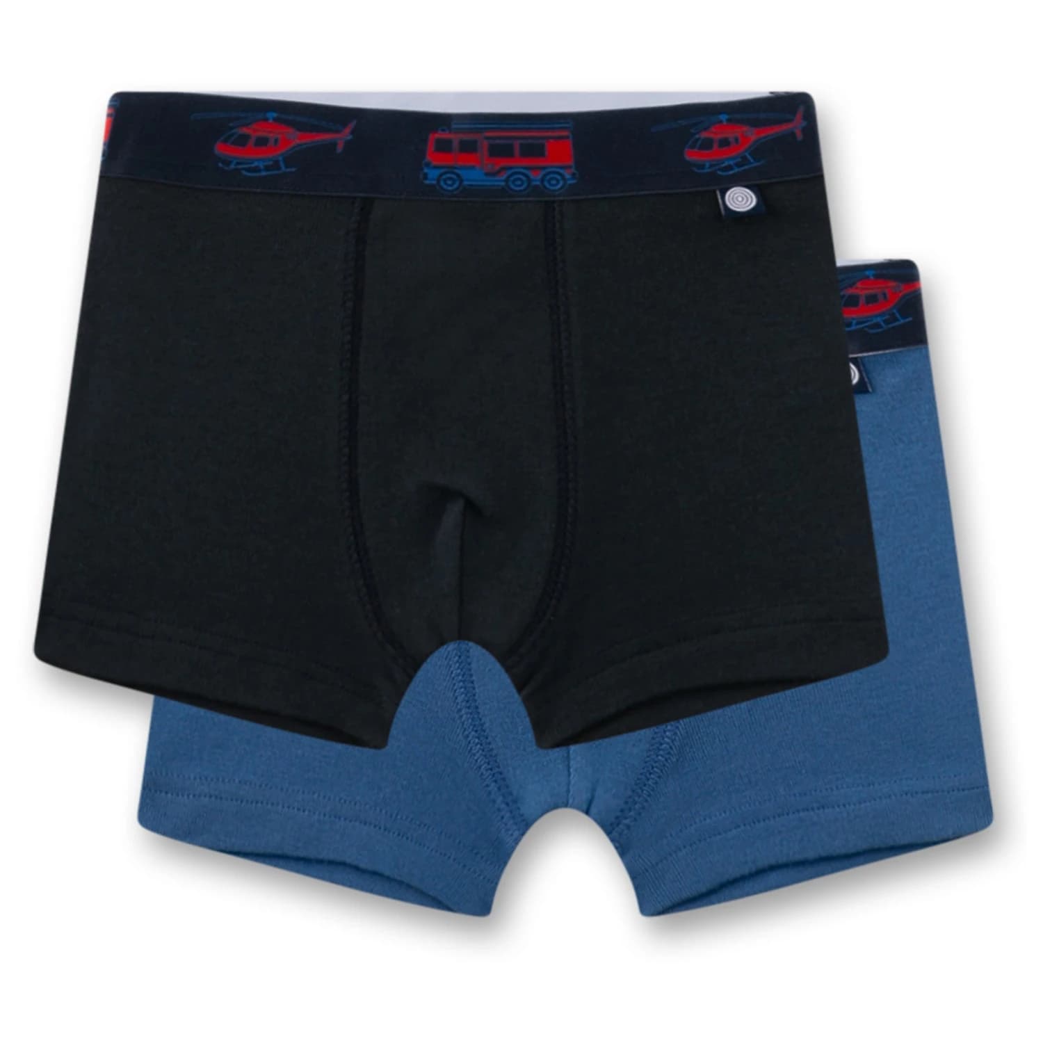Детско бельо Sanetta Kid's Doppelpack Shorts 337299 Briefs - Blue Space