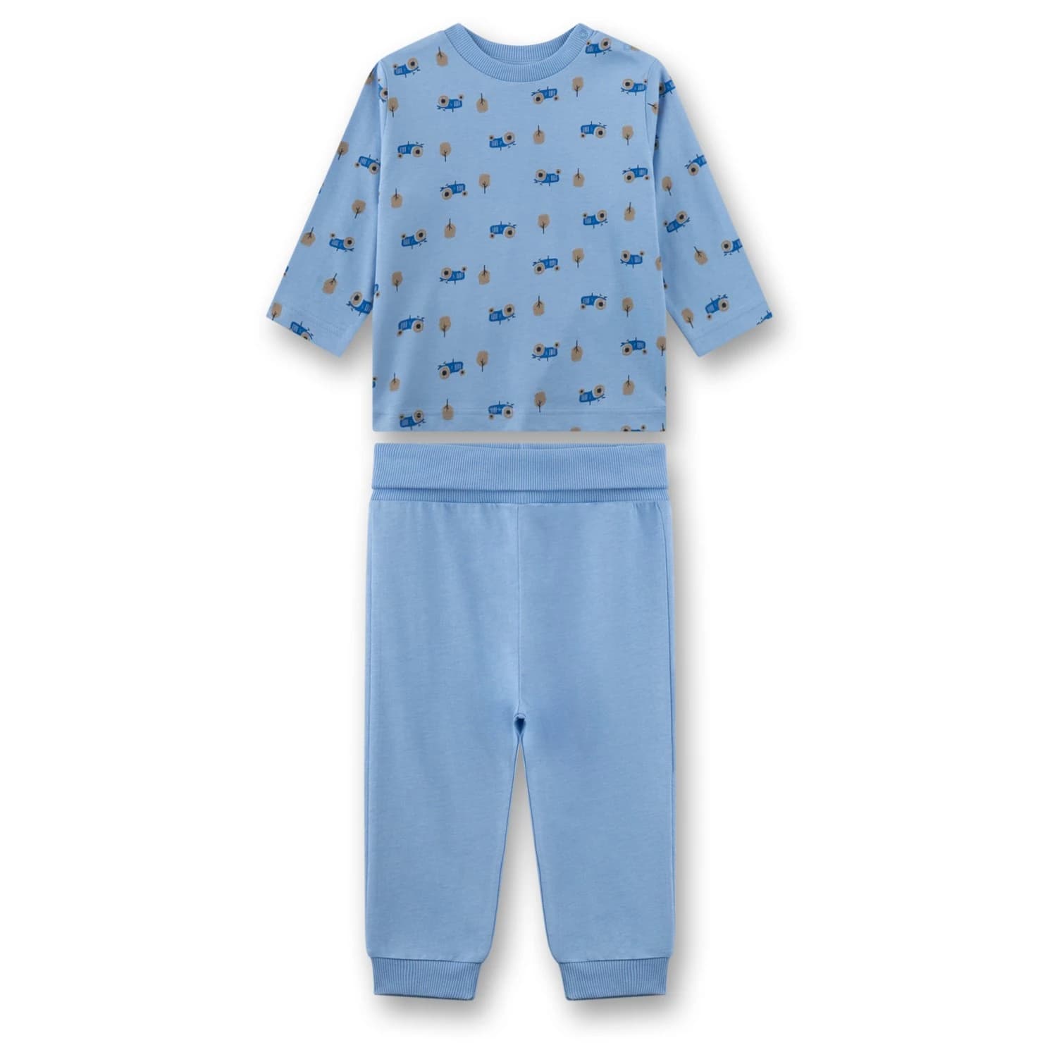 Детско ежедневно термо бельо Sanetta Kid's Pyjama 1/1 222322 Everyday base layer - Lily Blue