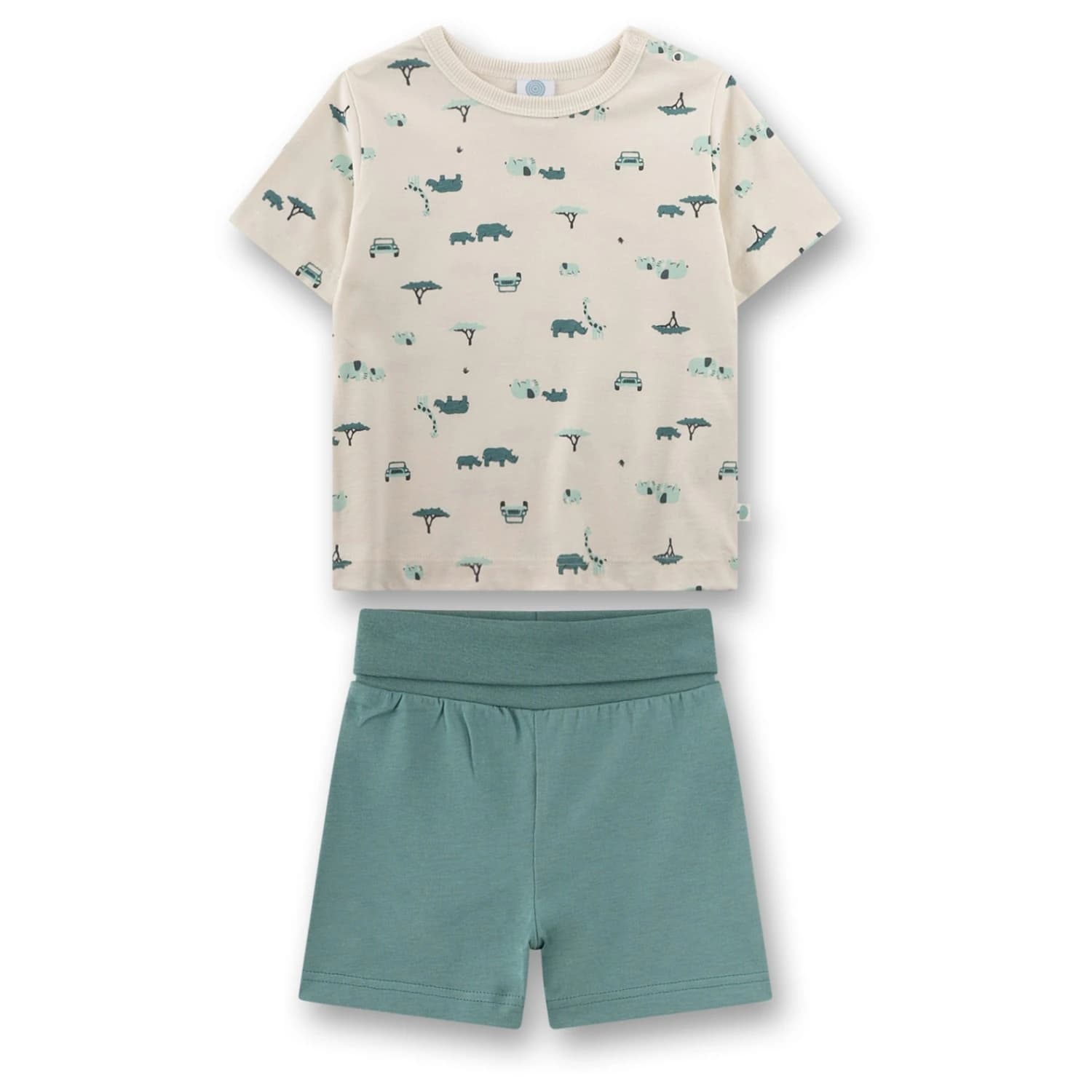 Детско ежедневно термо бельо Sanetta Kid's Pyjama 1/2 222312 Everyday base layer - Chalk