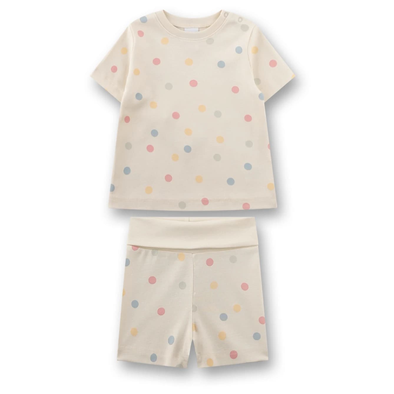 Детско ежедневно термо бельо Sanetta Kid's Pyjama 1/2 222331 Everyday base layer - Sand