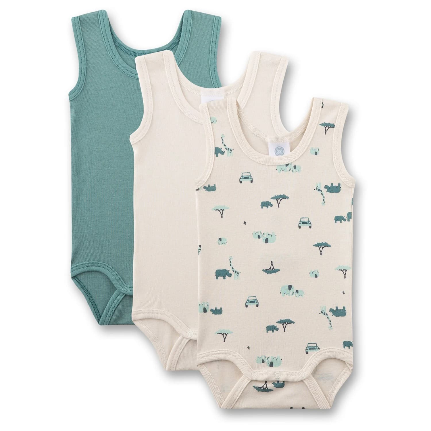 Детско ежедневно термо бельо Sanetta Kid's Set Body 0/0 324937 3-Pack Everyday base layer - Chalk